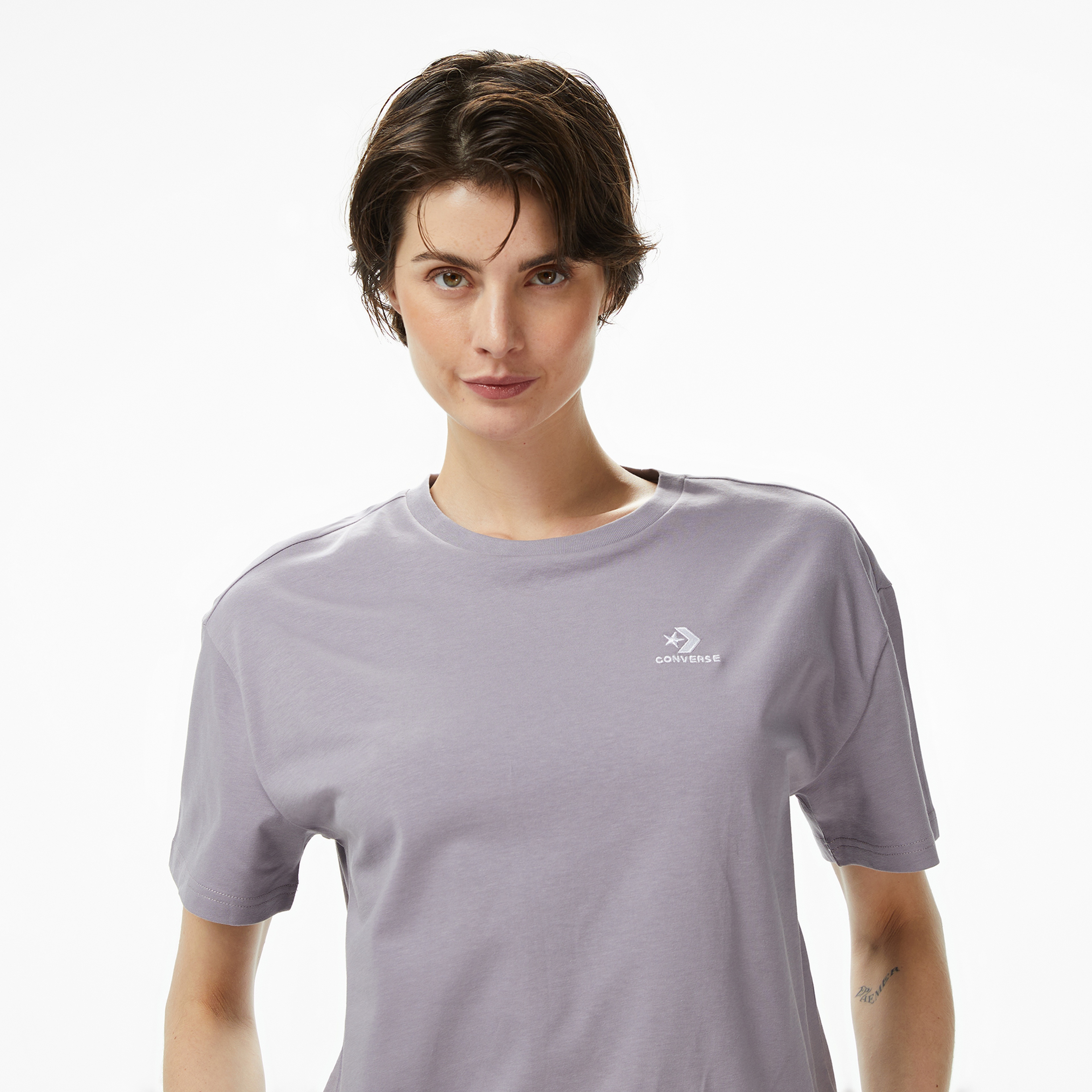 Converse Kadın Bej T-Shirt