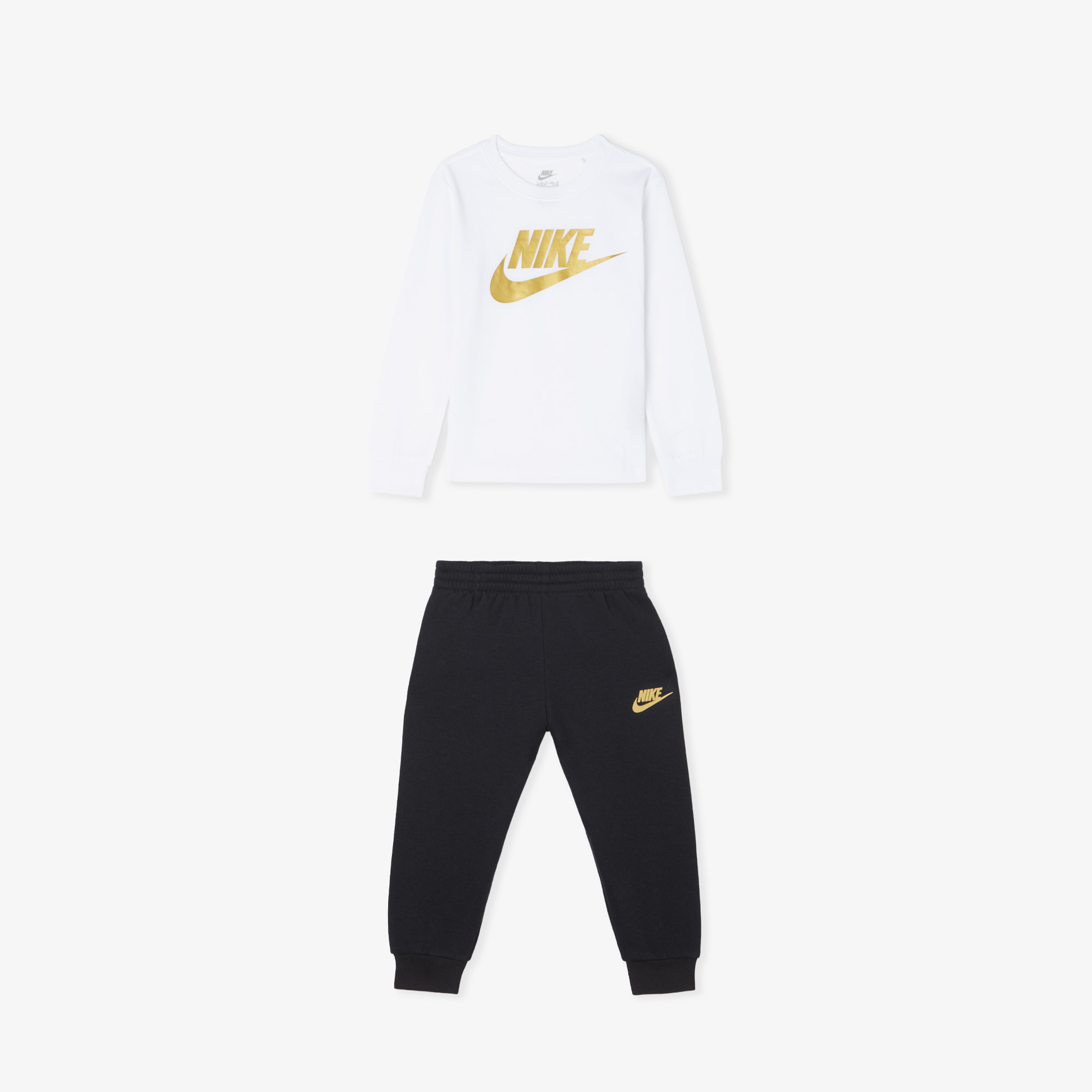 Nike Sportwear Çocuk Beyaz/Siyah Eşofman Takımı