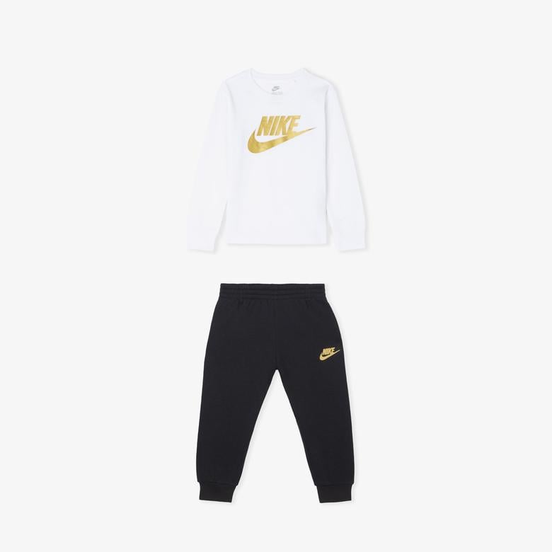 Nike Sportwear Çocuk Beyaz/Siyah Eşofman Takımı