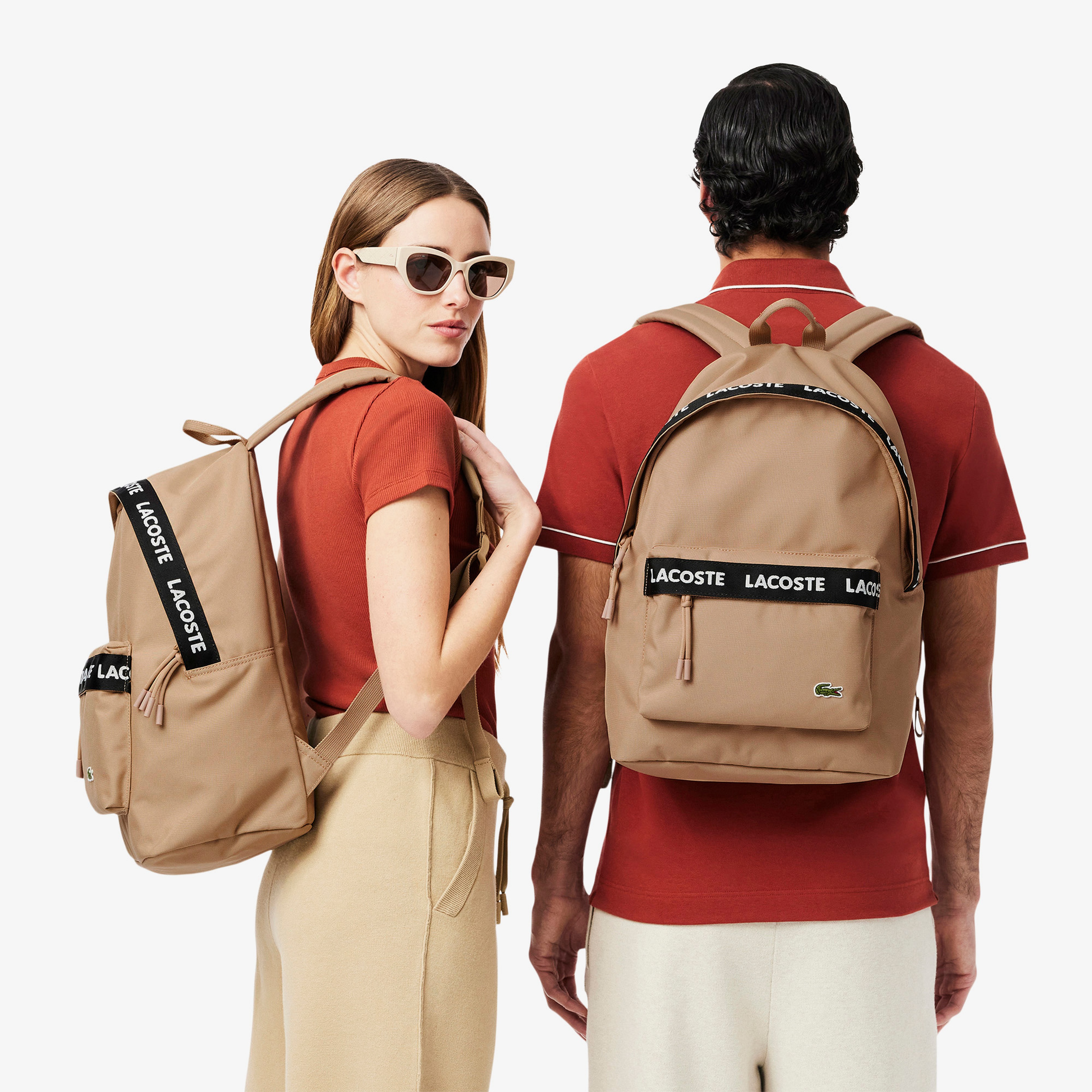 Lacoste Neocroc Unisex Kahverengi Sırt Çantası