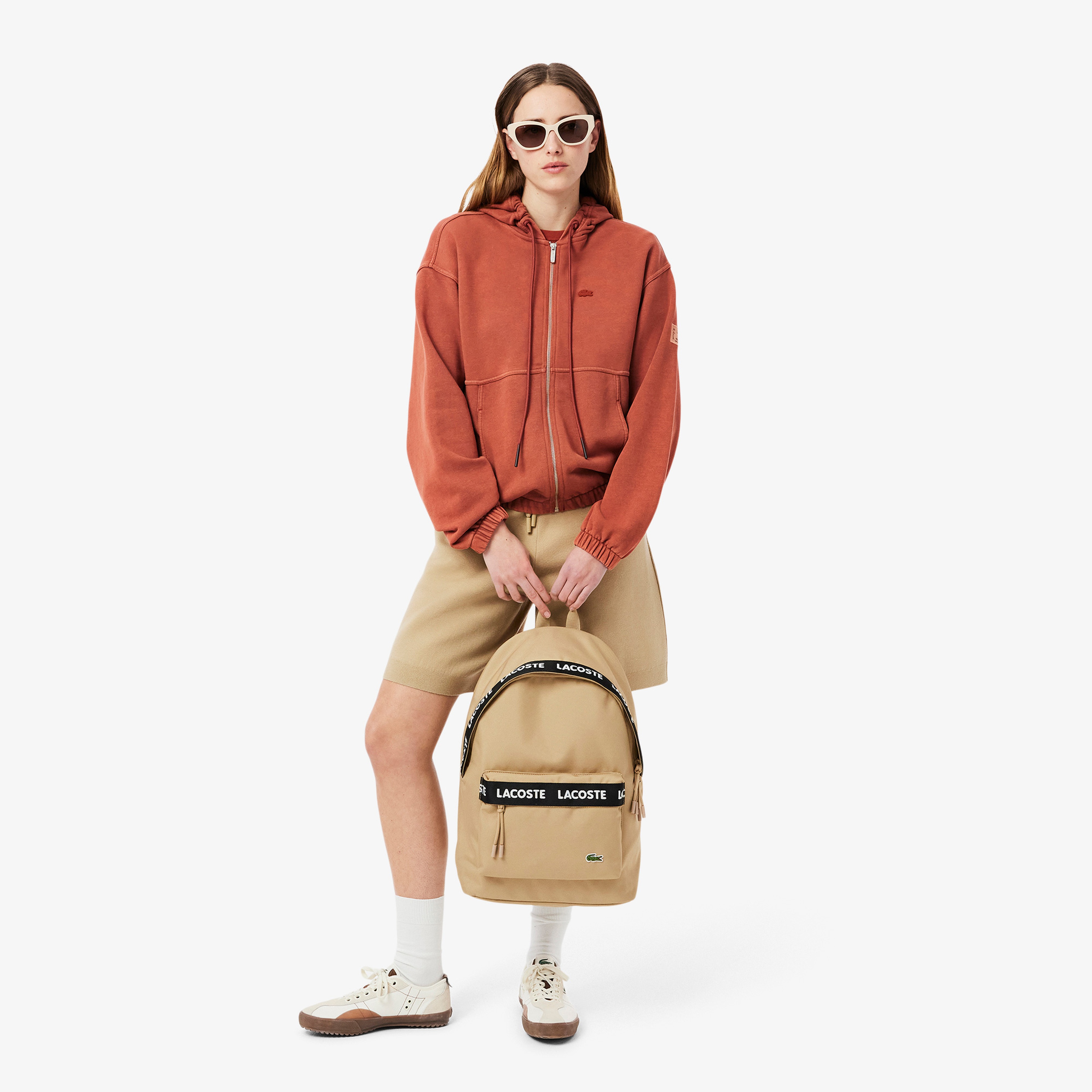 Lacoste Neocroc Unisex Kahverengi Sırt Çantası