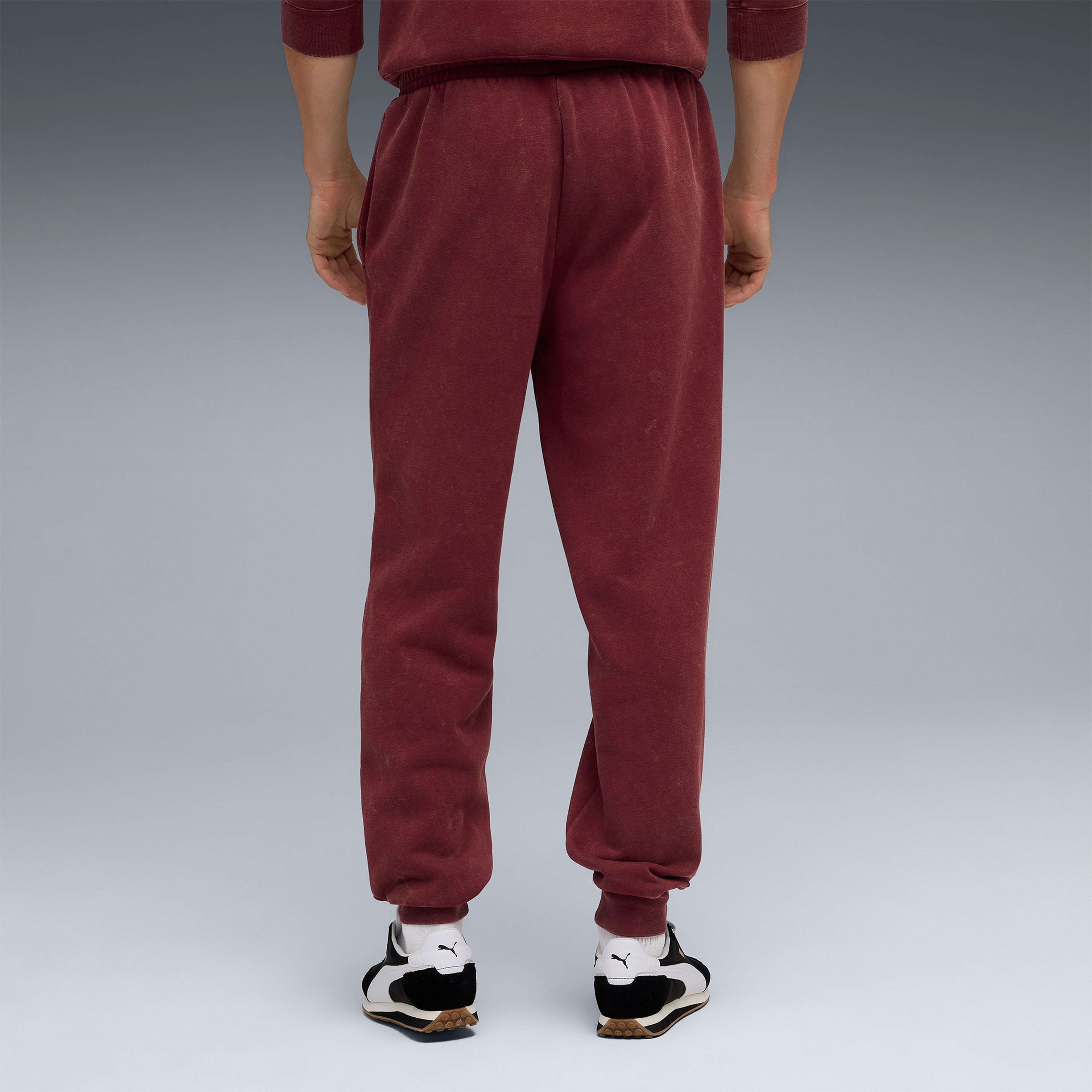 Puma Ess Elevated Wash Sweat Erkek Kırmızı Pantolon