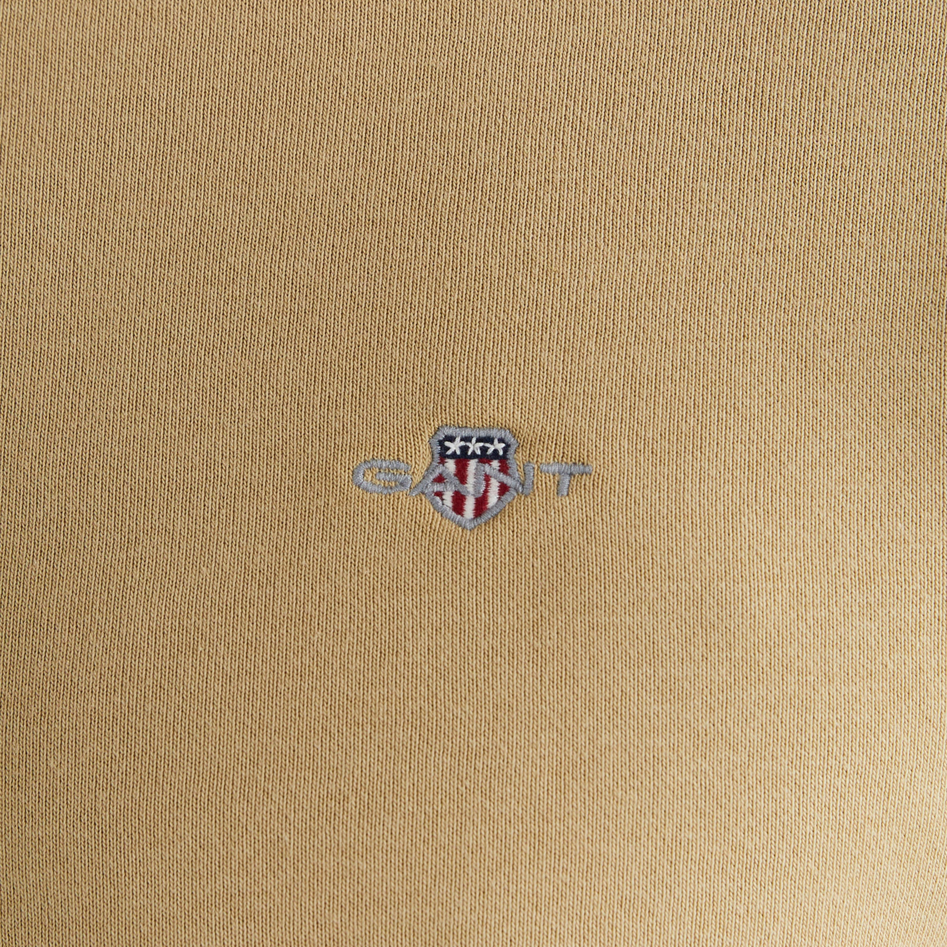 GANT Erkek Bej Regular Fit Bisiklet Yaka Sweatshirt