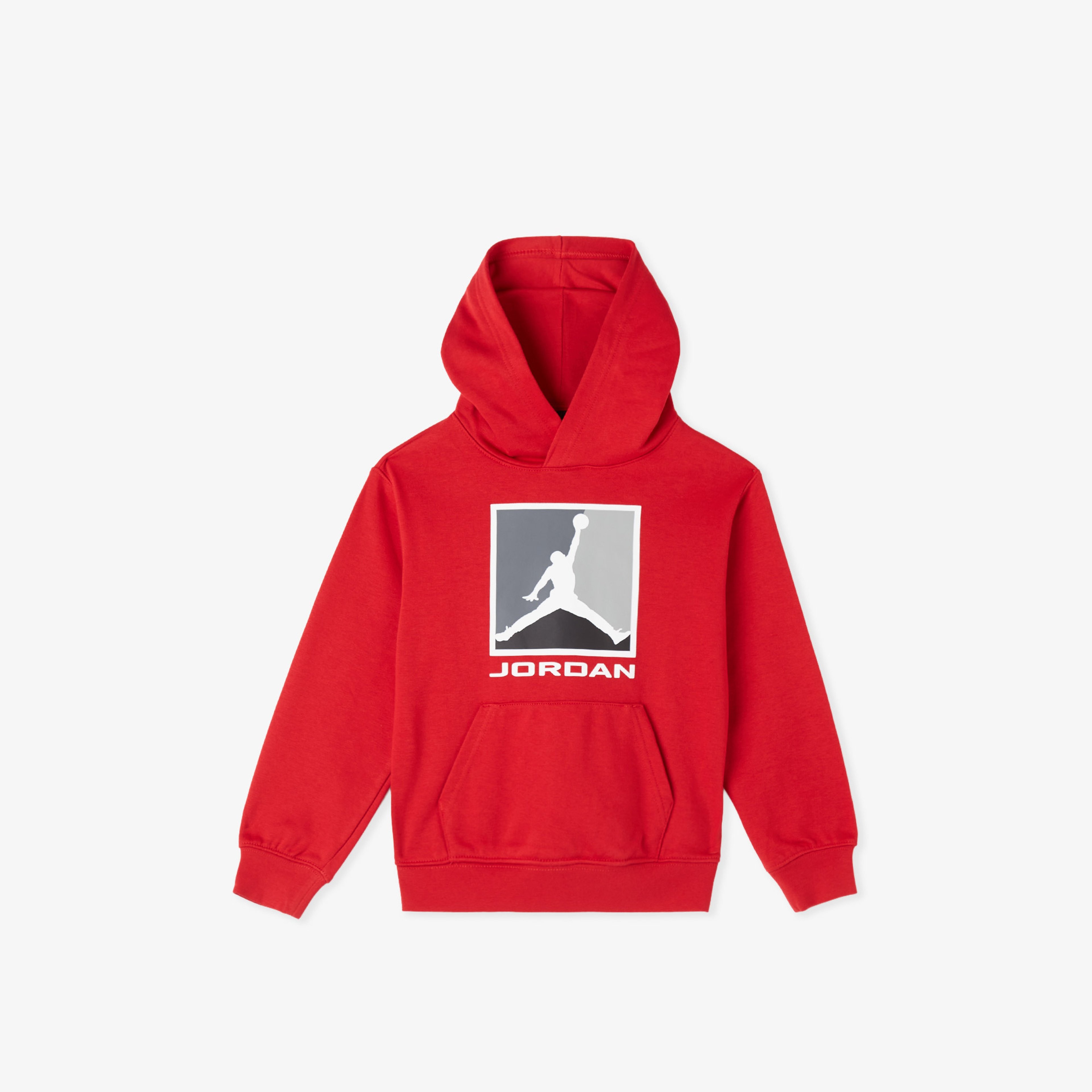 Jordan Essential Fleece Baseline Pullover Çocuk Kırmızı Sweatshirt