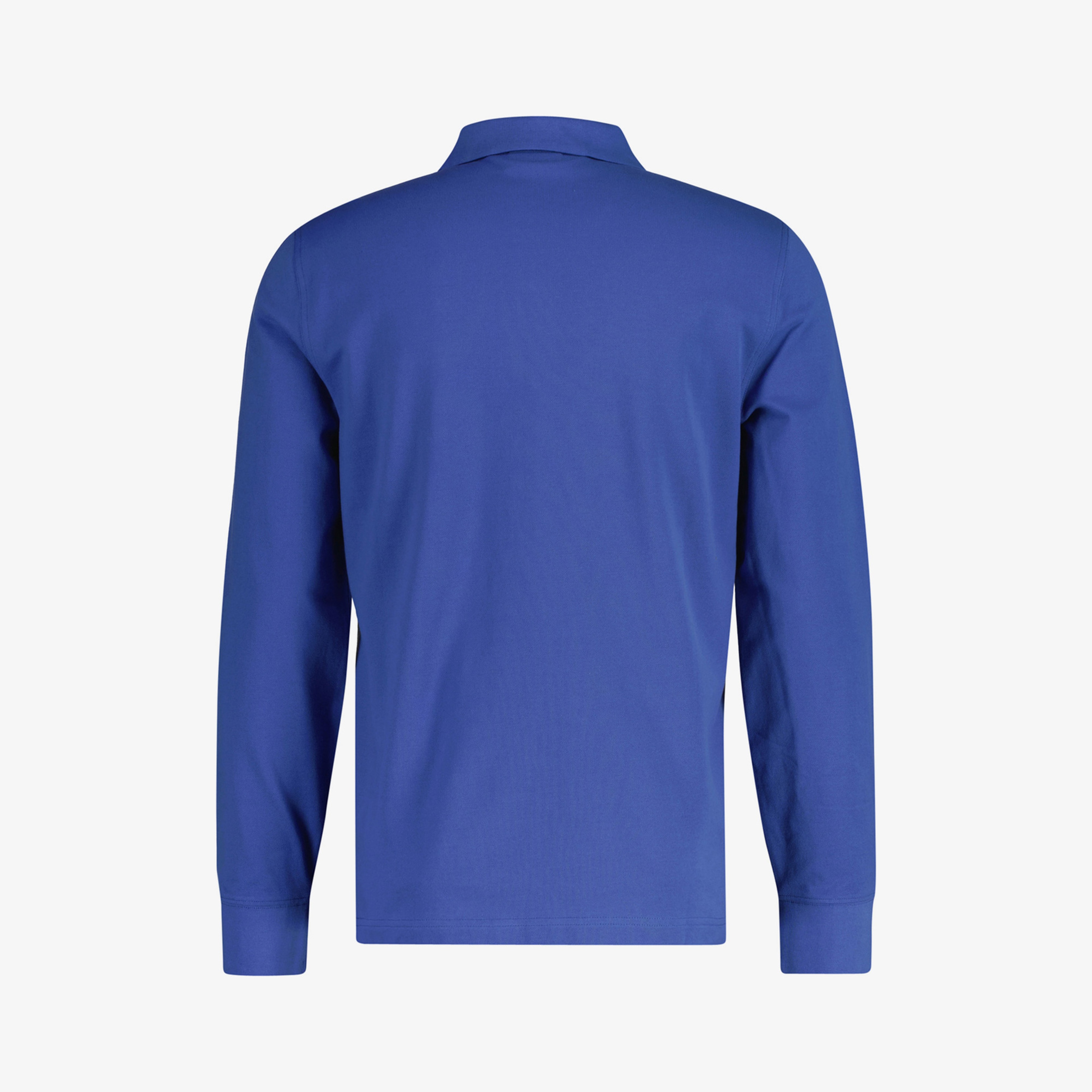 GANT Erkek Mavi Regular Fit Uzun Kollu Polo