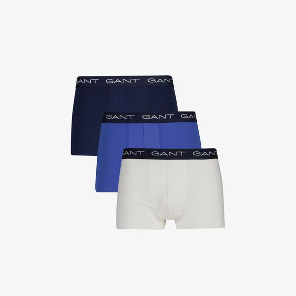 GANT Erkek Beyaz Slim Fit 3'lü Boxer