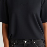 GANT Kadın Siyah Relaxed Fit T-Shirt