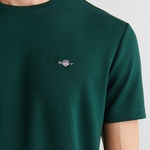 GANT Erkek Yeşil Relaxed Fit Bisiklet Yaka T-Shirt