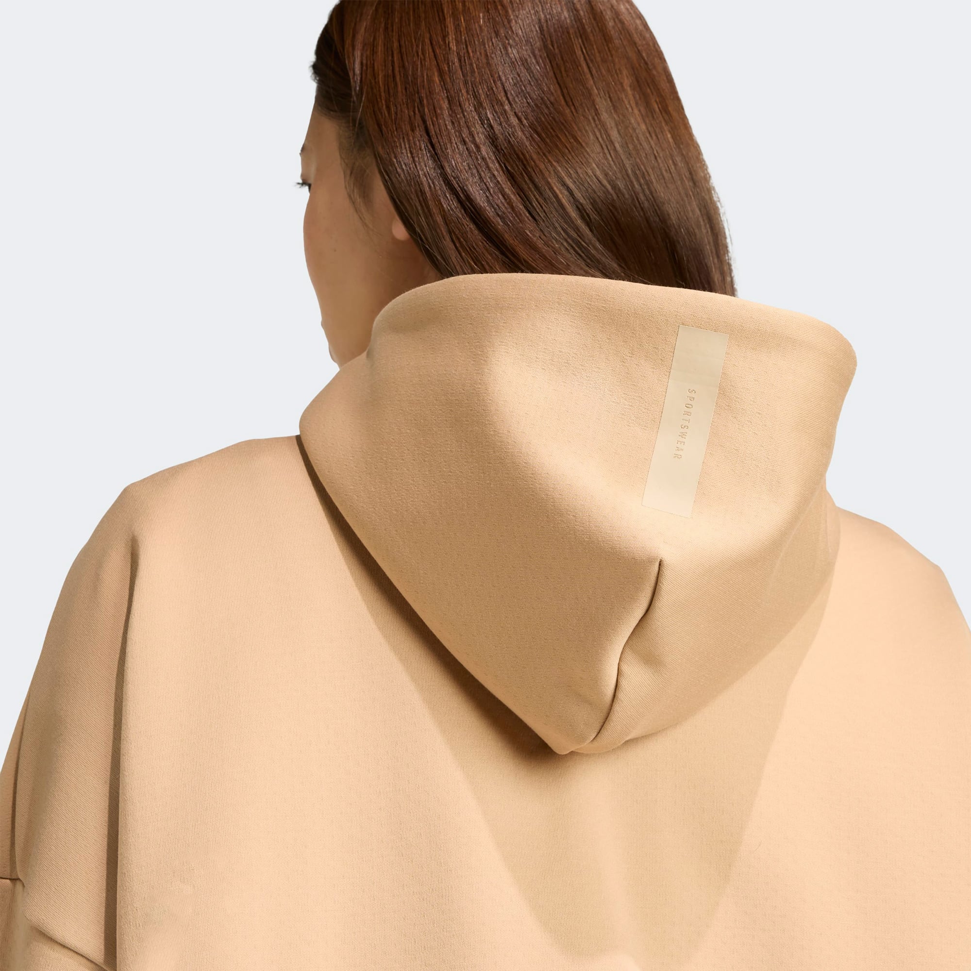 adidas W Z.N.E. Full Zip Hoodie Kadın Kahverengi Eşofman Üstü