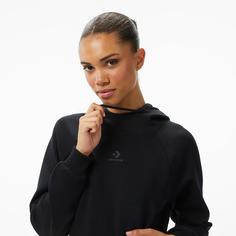 Converse Kadın Siyah Sweatshirt