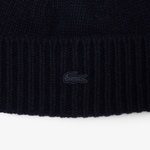 Lacoste Kadın Yün Lacivert Bere
