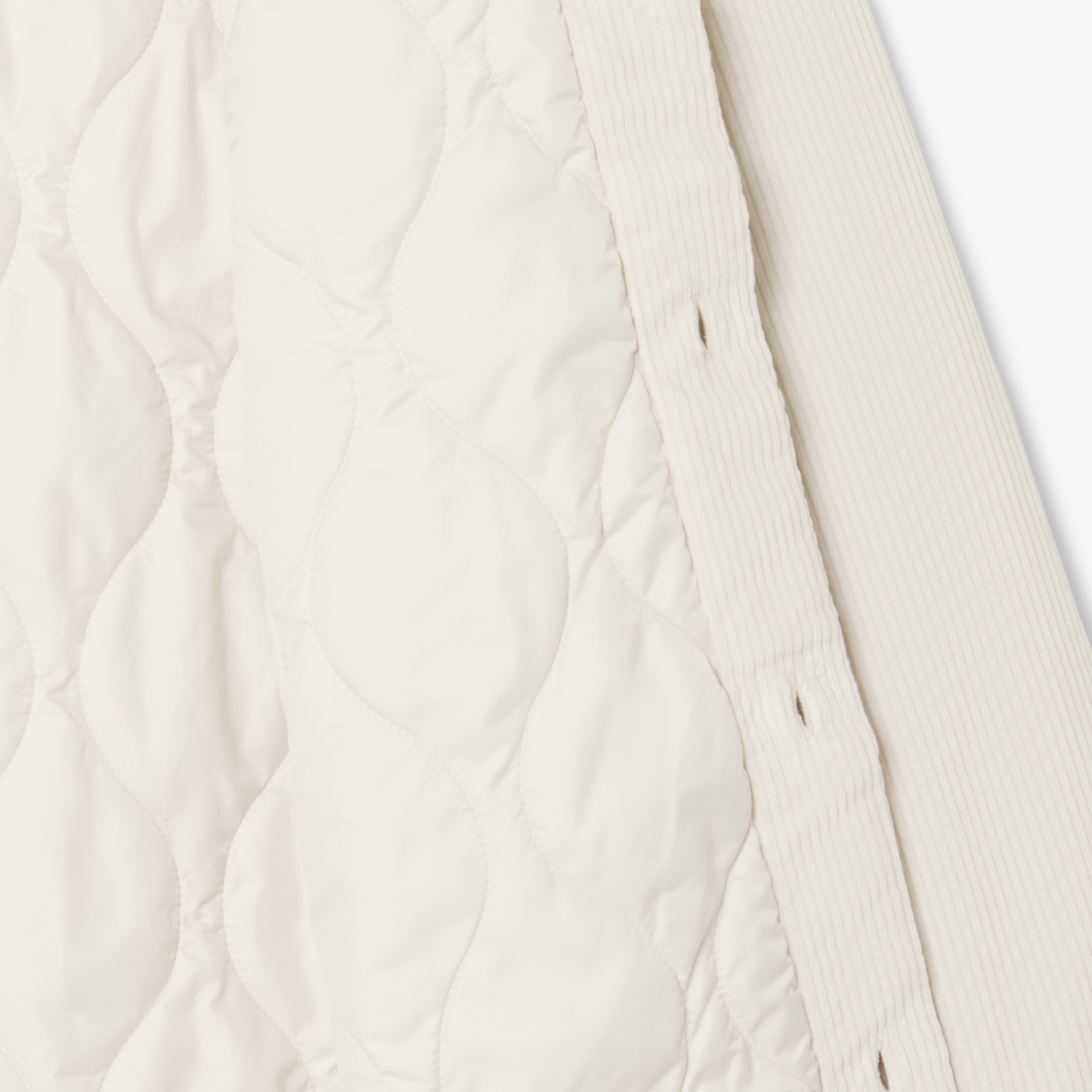 Erkek Relaxed Fit Kadife Krem Dış Gömlek