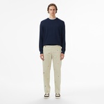 Erkek Classic Fit Bisiklet Yaka Yün Lacivert Kazak