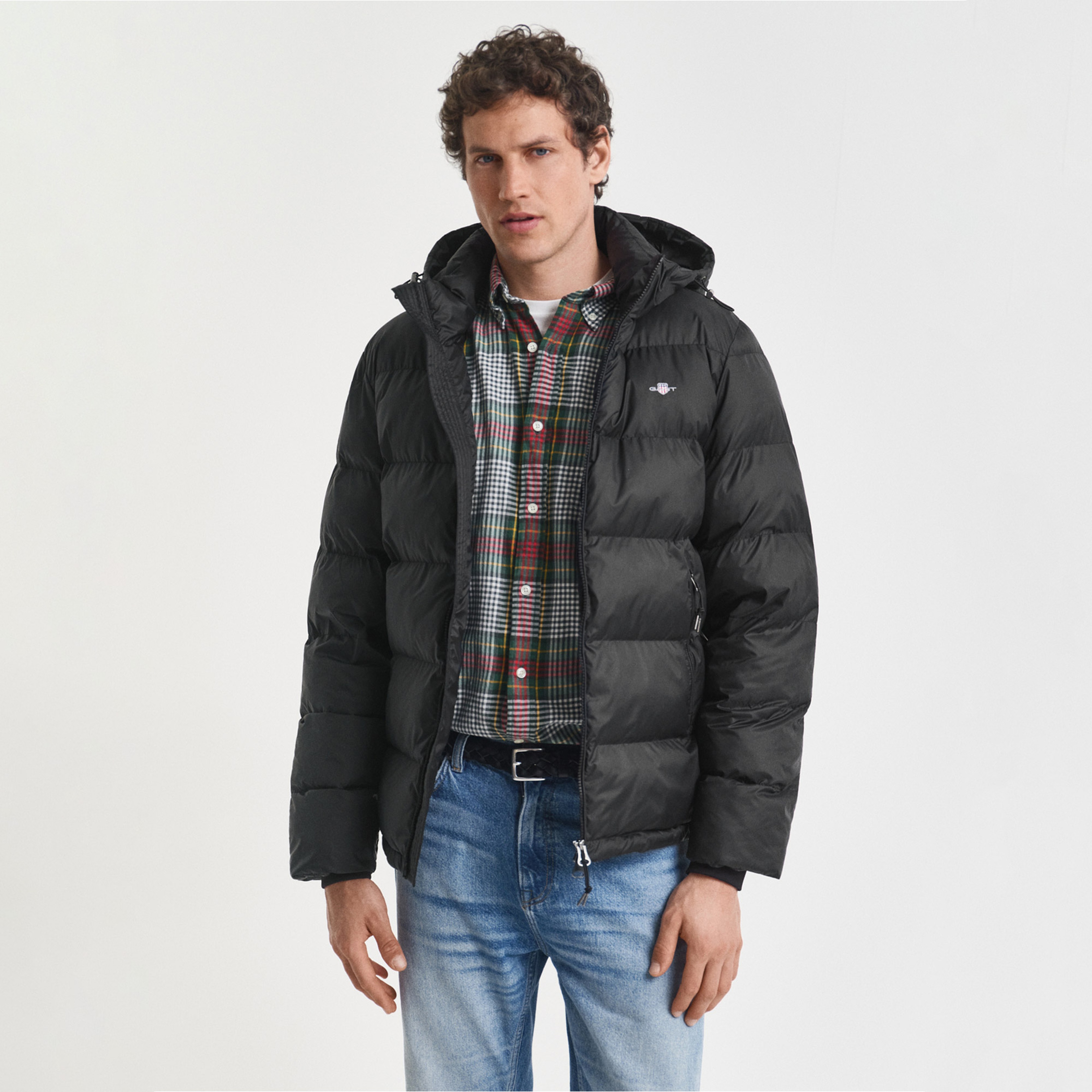 GANT Erkek Siyah Regular Fit Active Cloud Mont