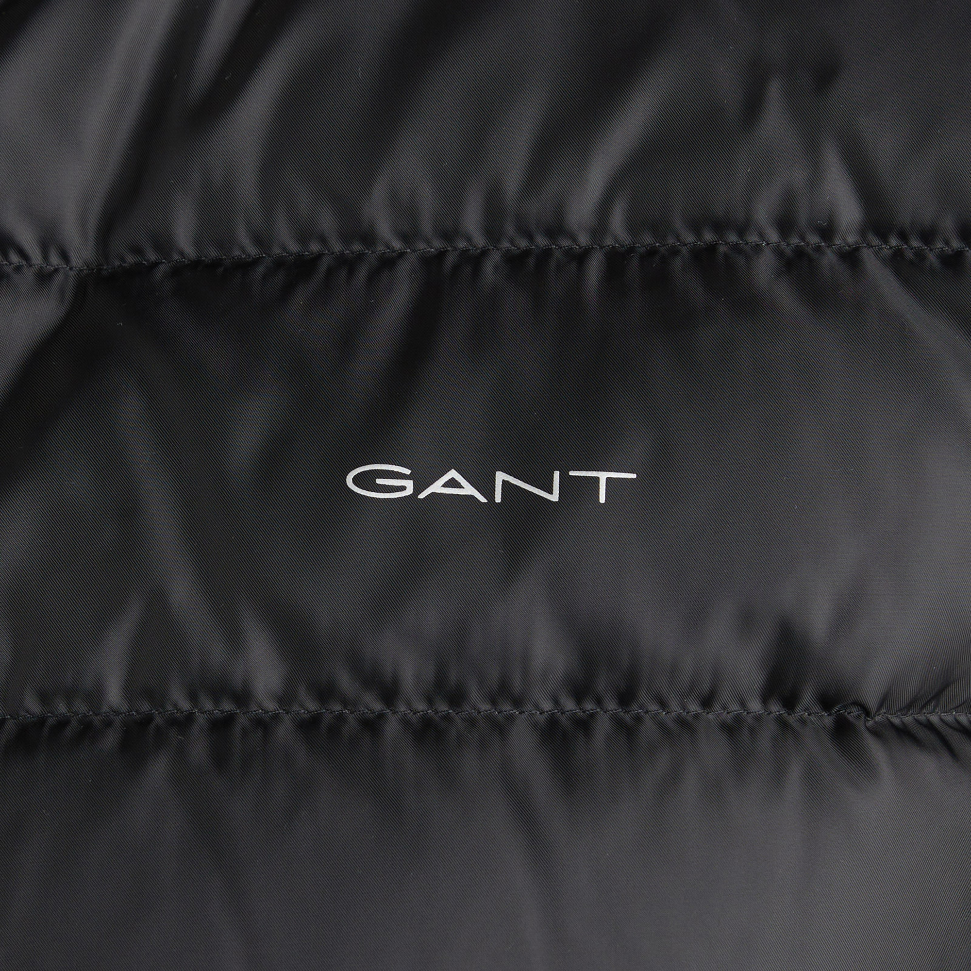 GANT Erkek Siyah Regular Fit Dik Yaka Kaz Tüyü Yelek