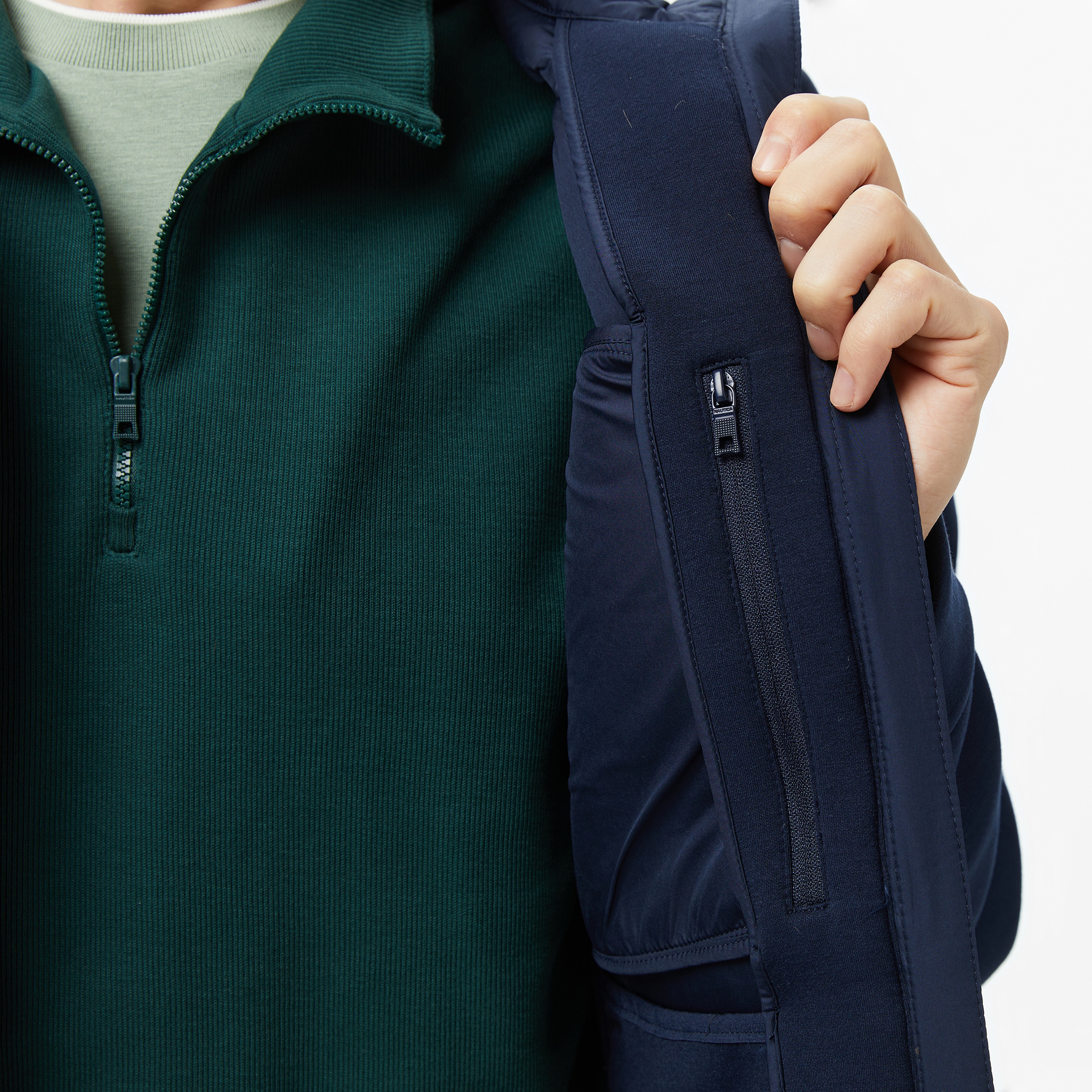 Nautica Erkek Lacivert Regular Fit Mont