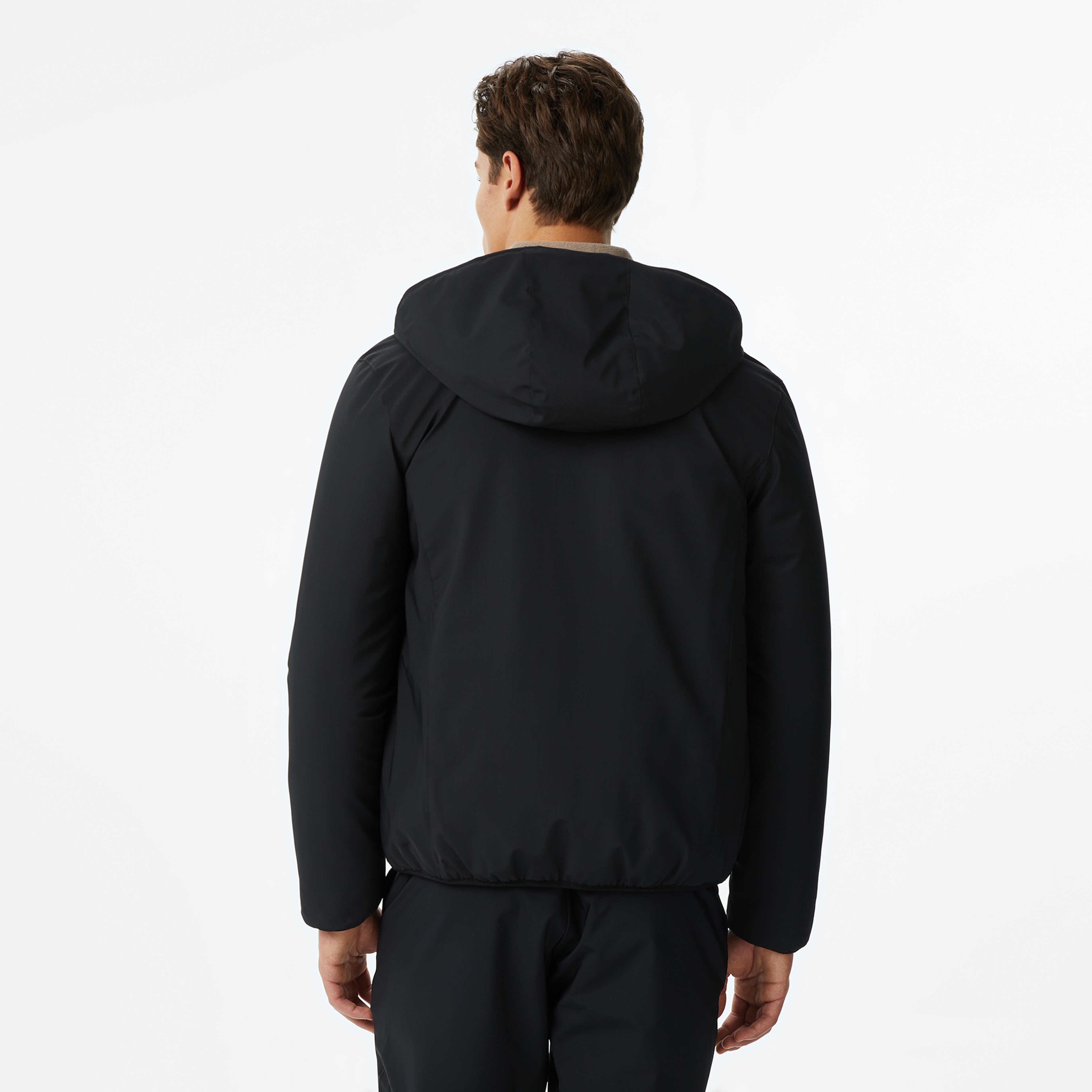 Nautica Erkek Siyah Regular Fit Çift Taraflı Mont