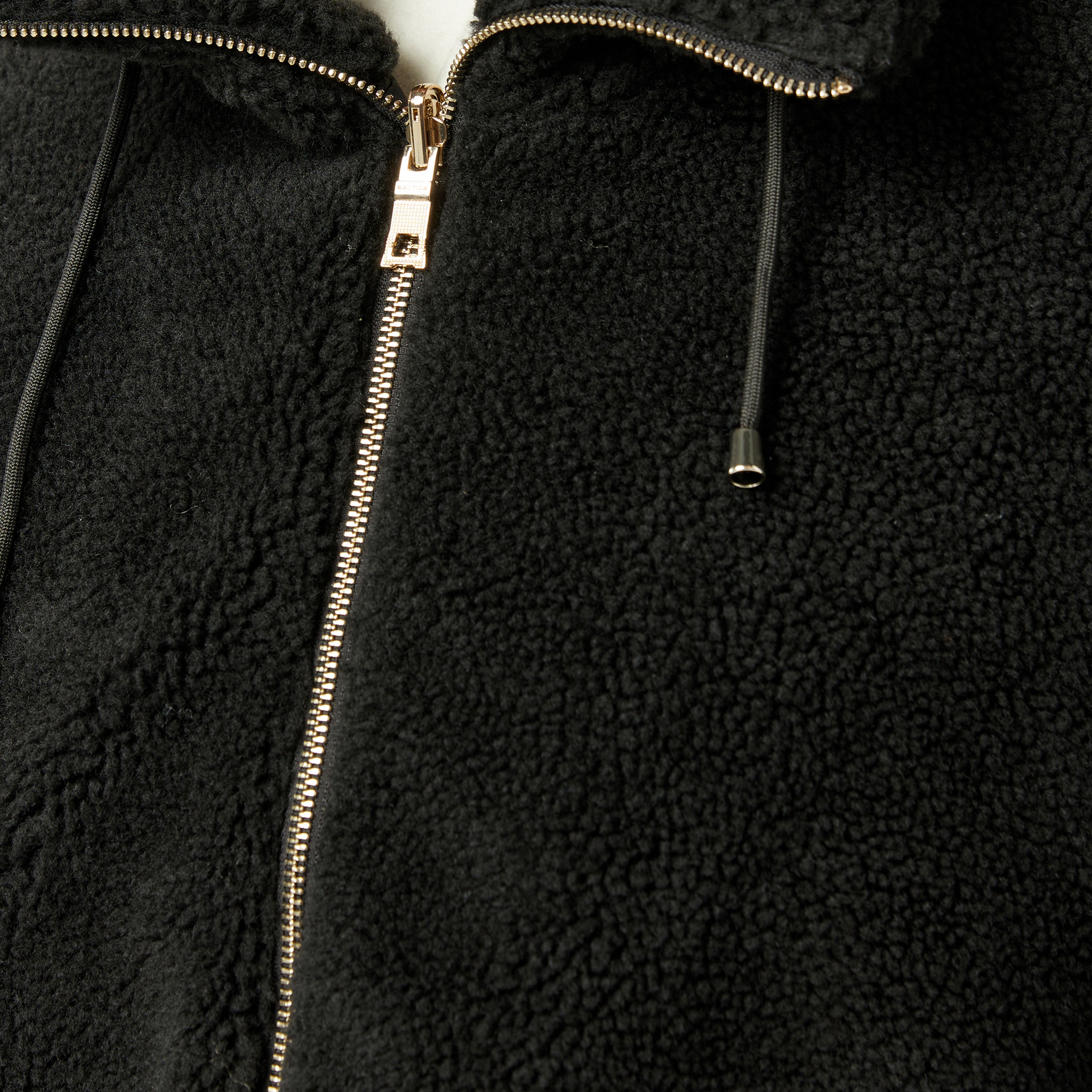 Nautica Kadın Siyah Regular Fit Çift Taraflı Mont