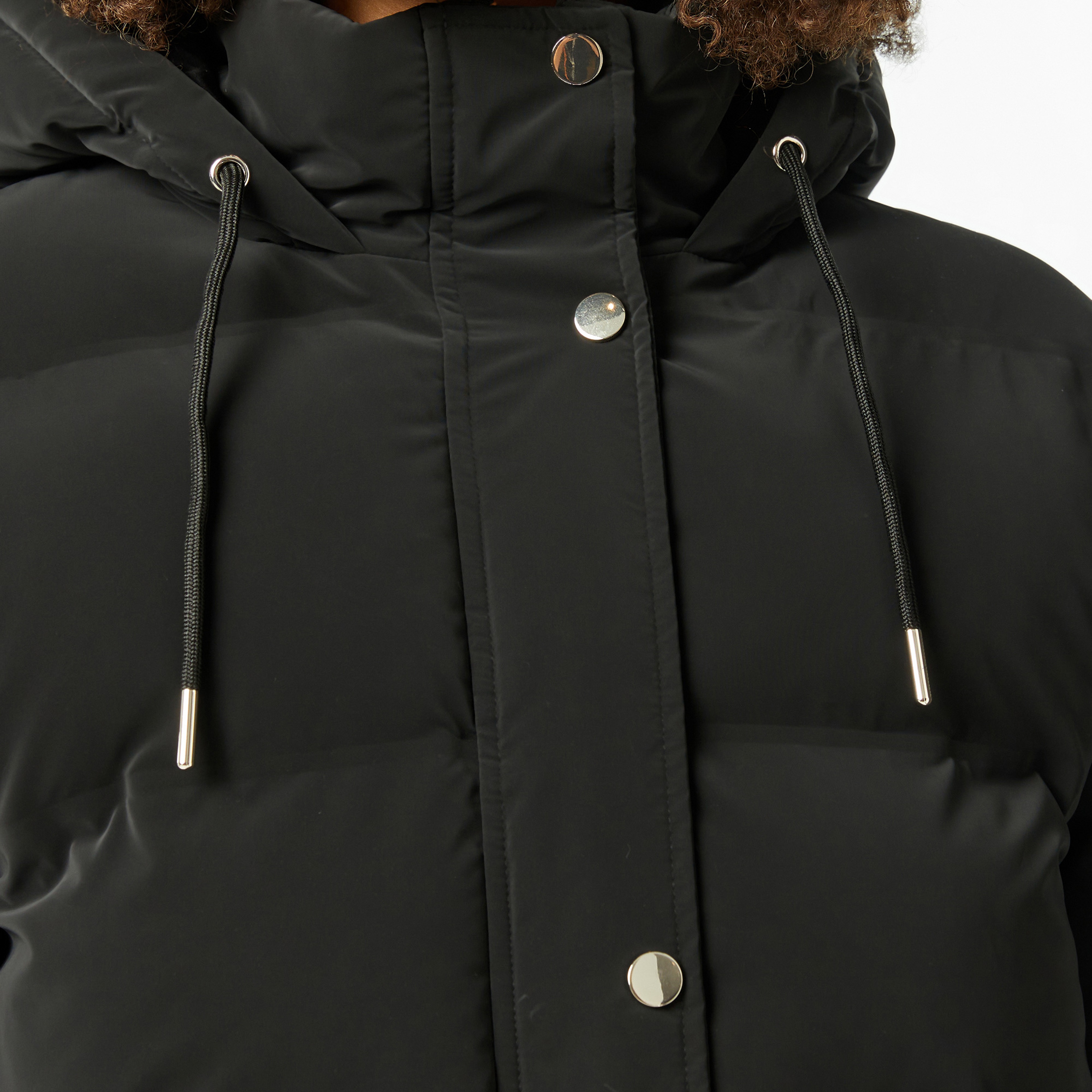 Nautica Kadın Siyah Regular Fit Mont