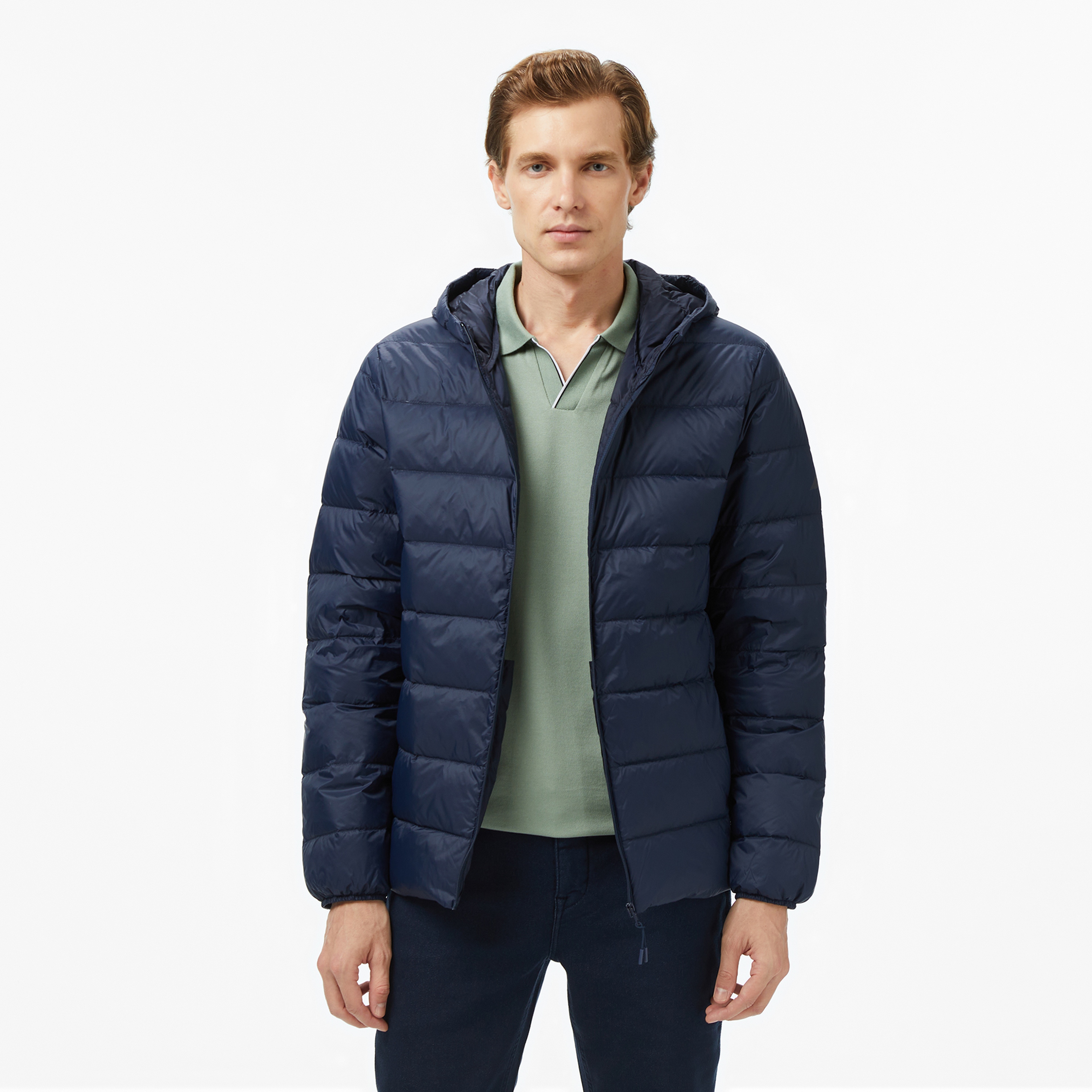 Nautica Erkek Lacivert Regular Fit Mont