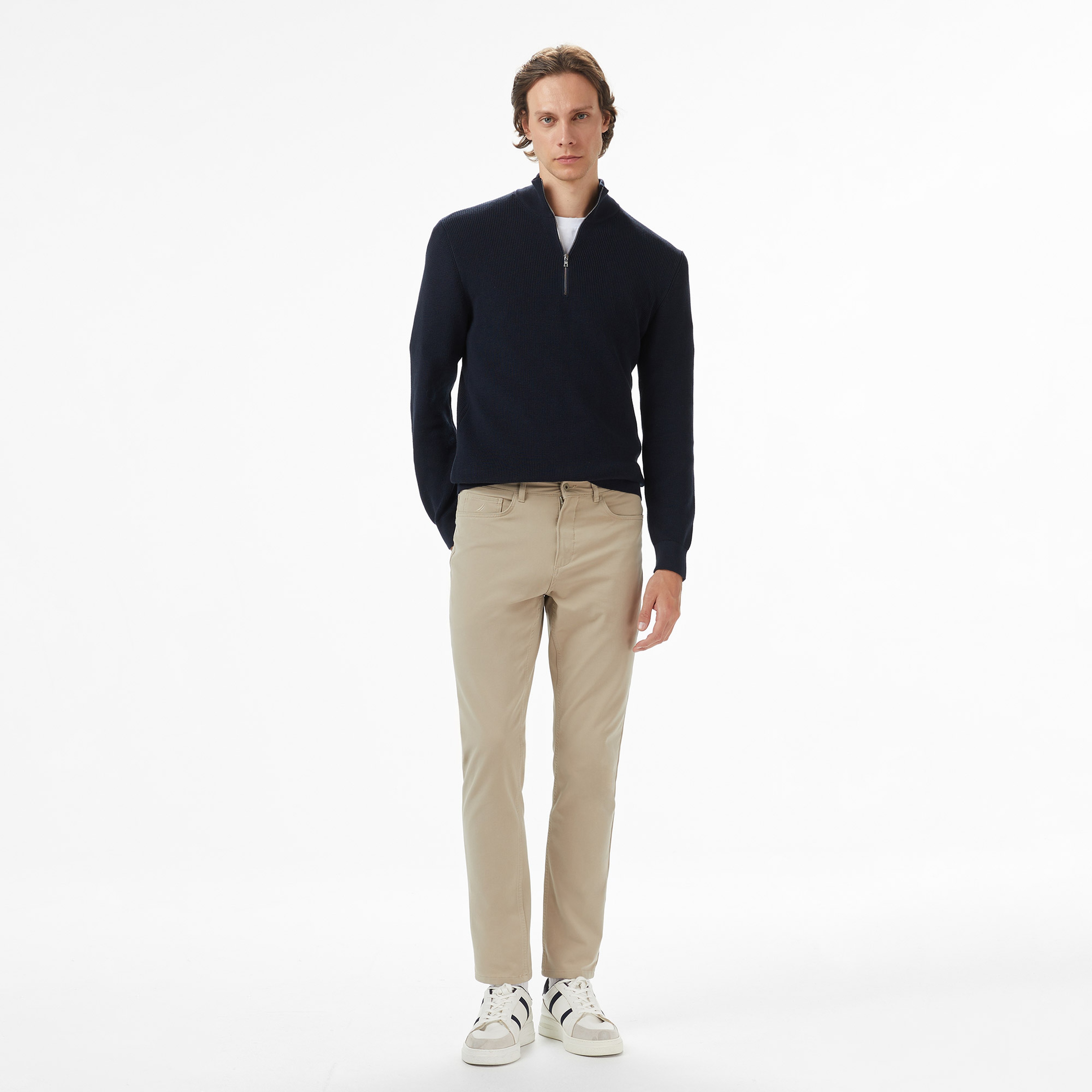 Nautica Erkek Lacivert Classic Fit Kazak