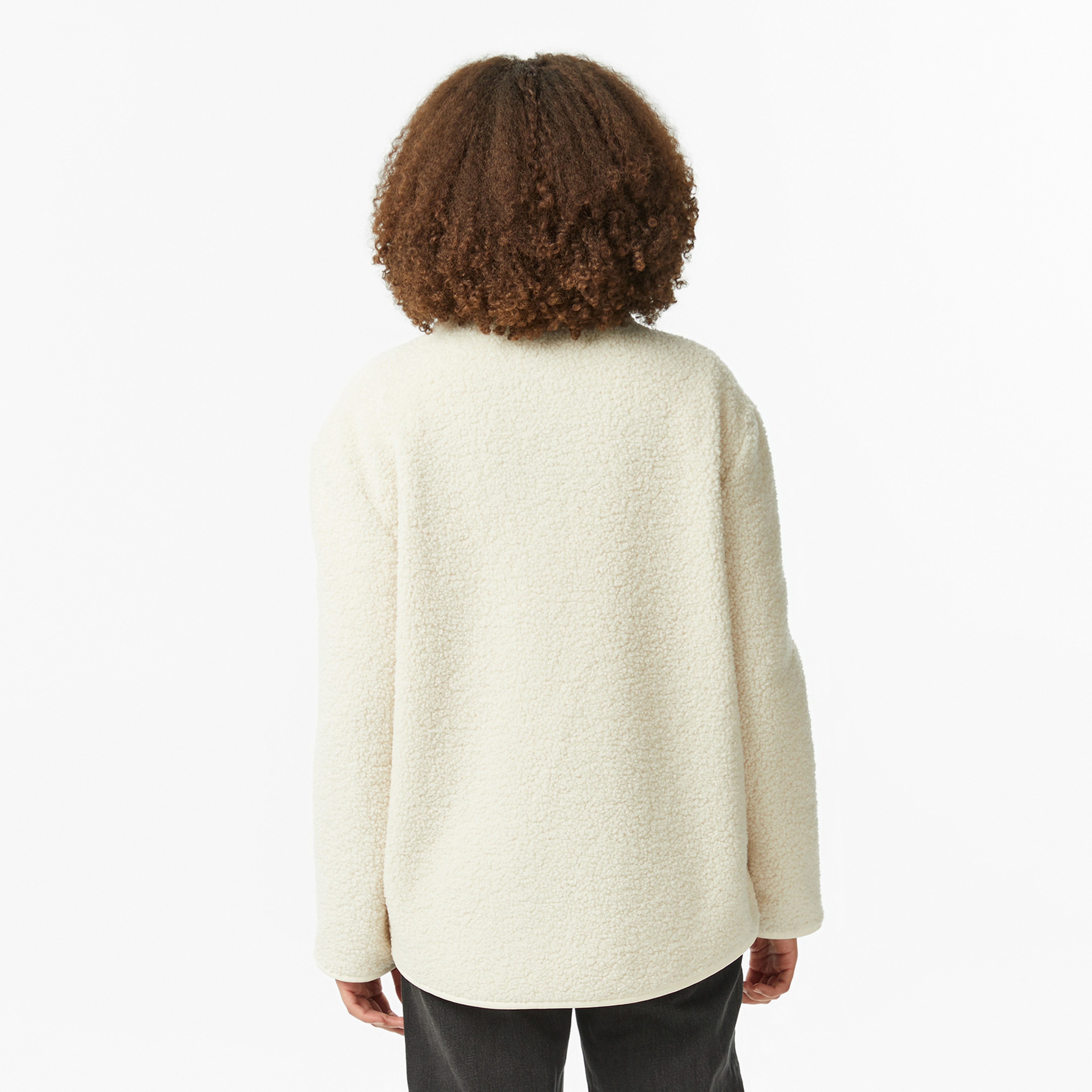 Nautica Kadın Krem Oversize Sweatshirt