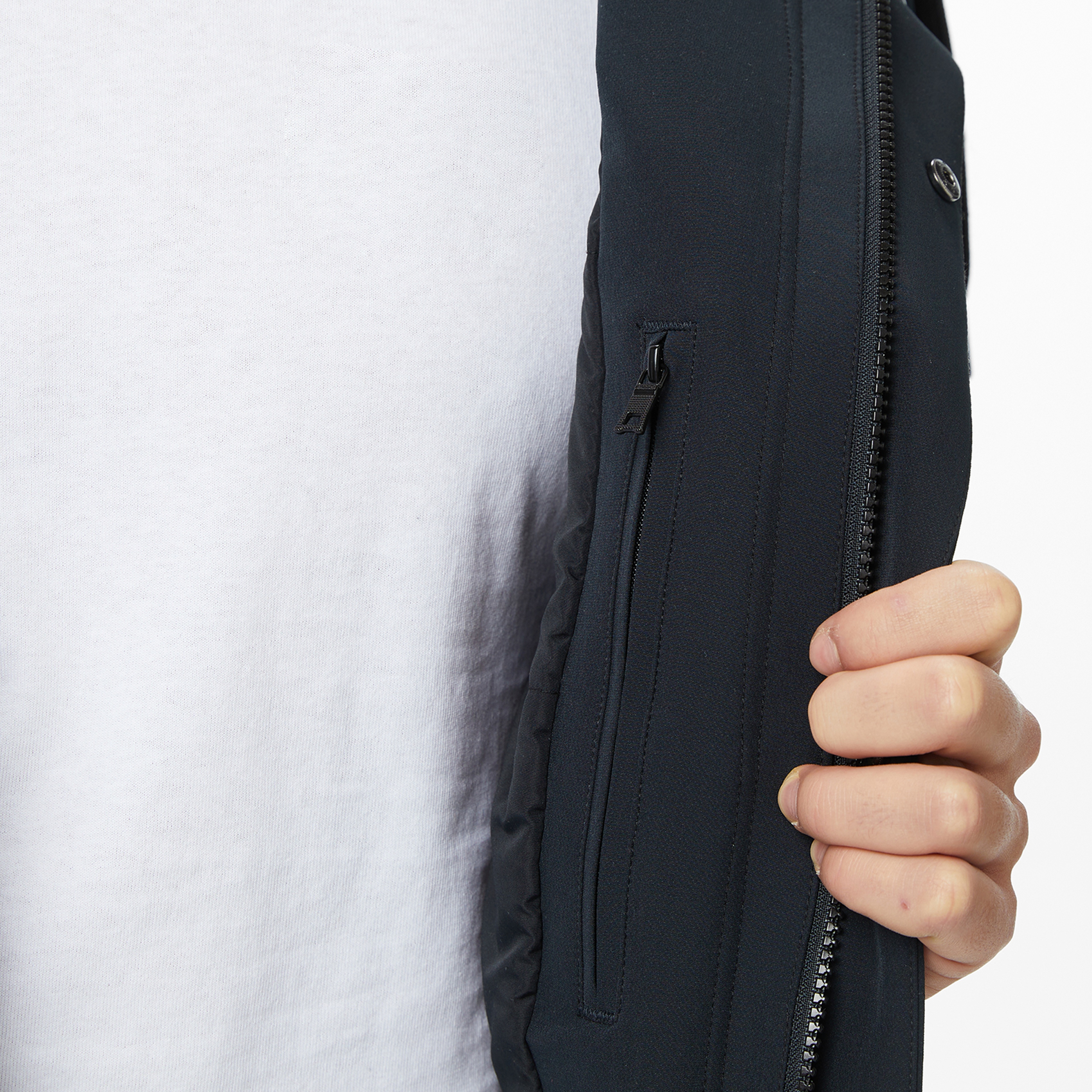 Nautica Erkek Siyah Regular Fit Mont