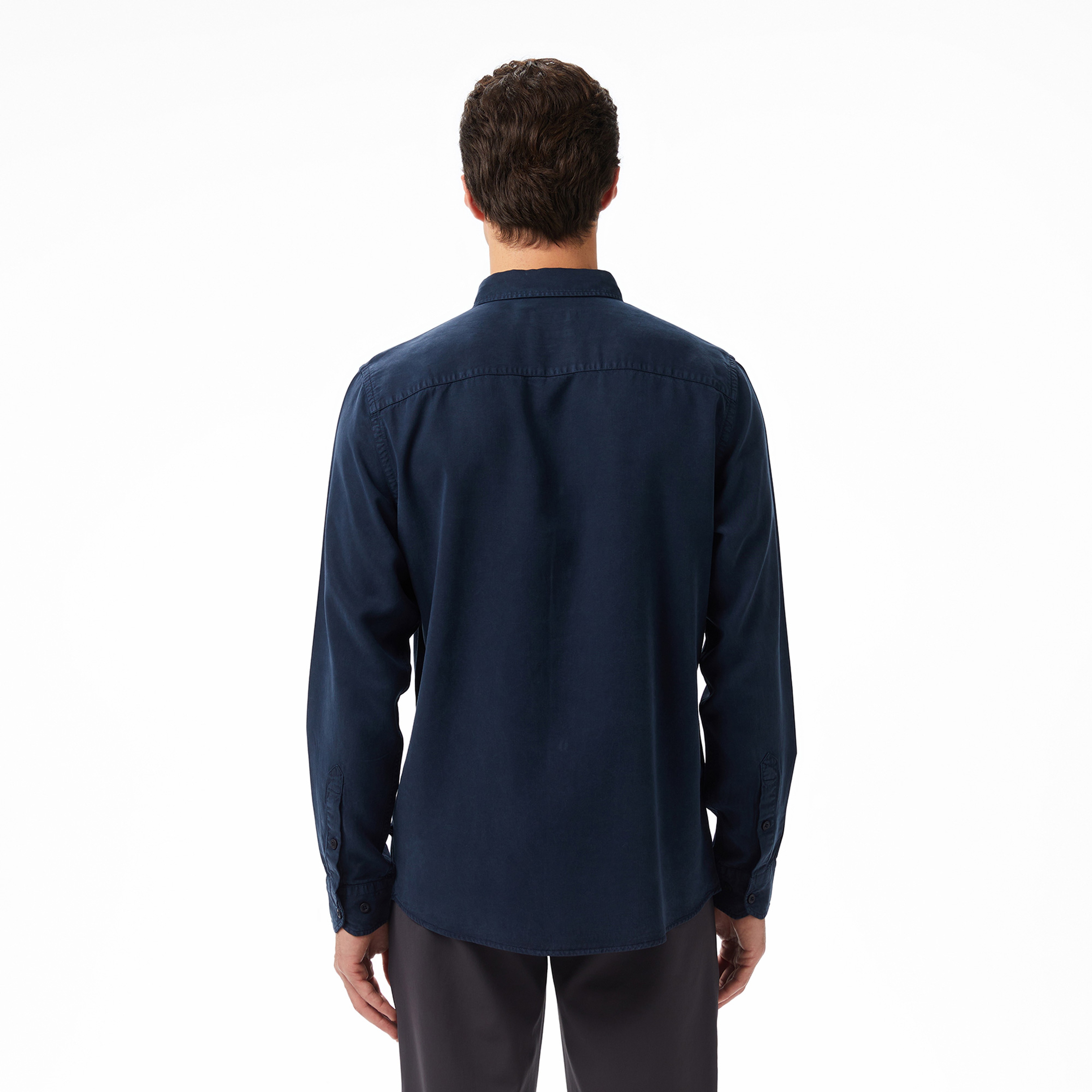 Nautica Erkek Lacivert Classic Fit Gömlek