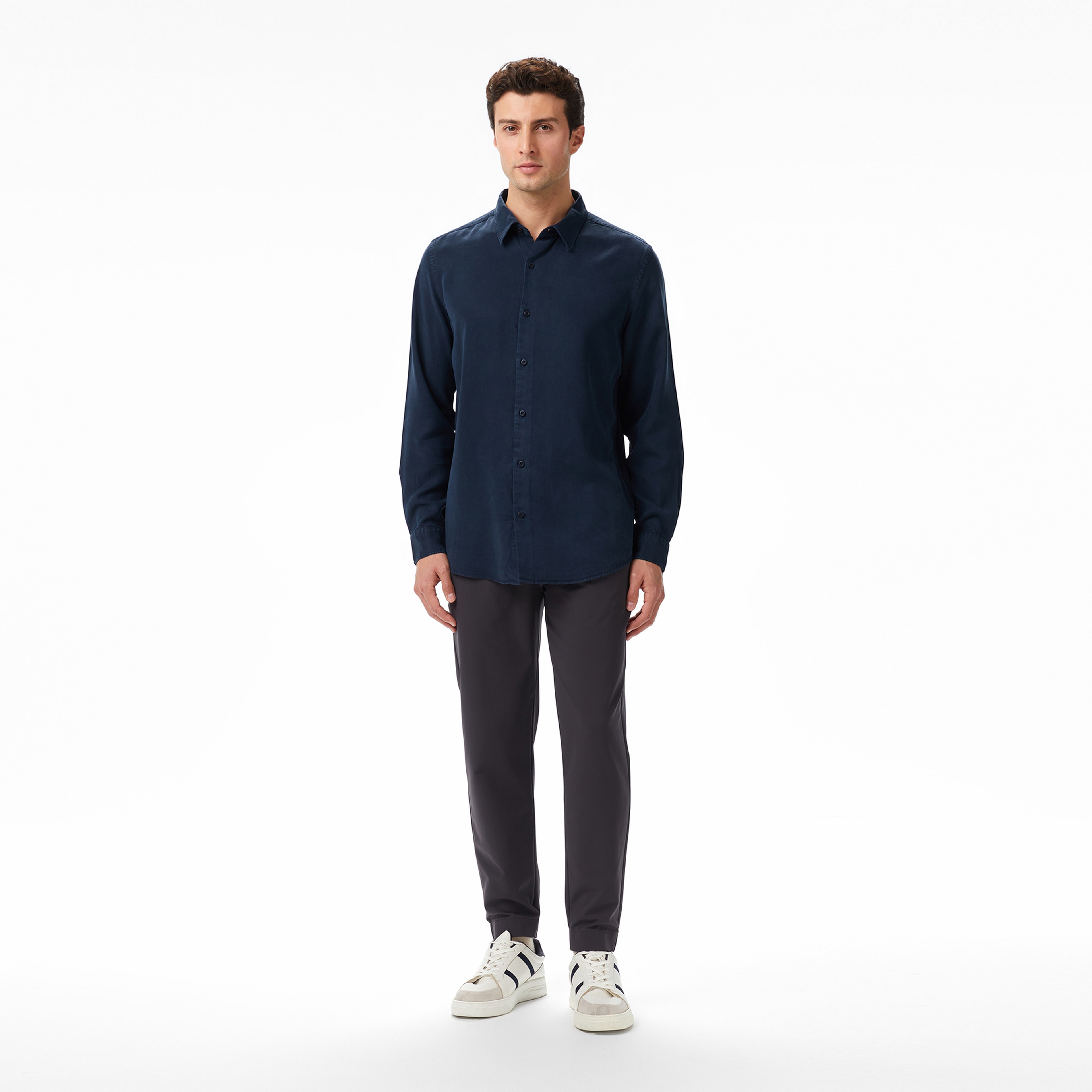 Nautica Erkek Lacivert Classic Fit Gömlek