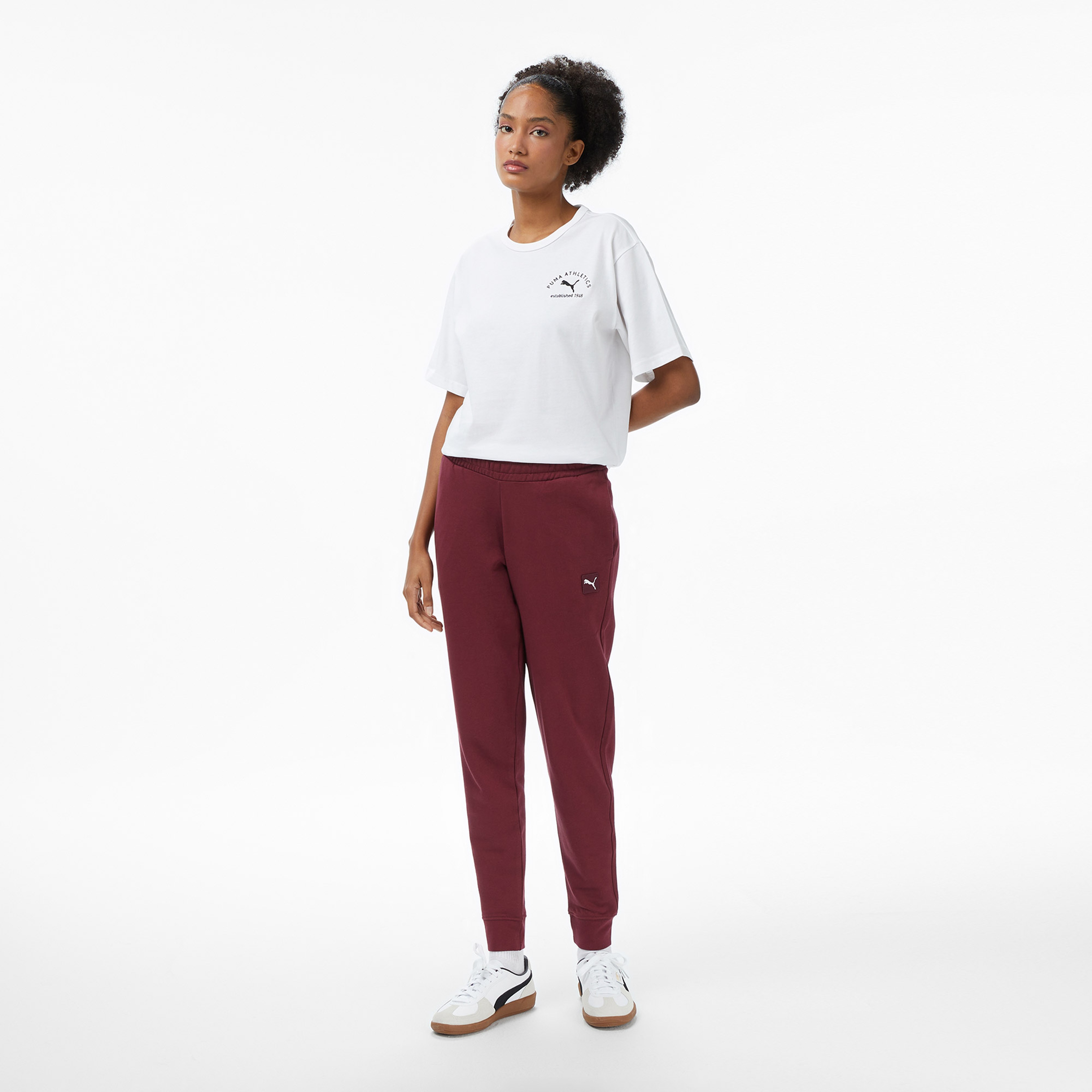Puma  Class Relaxed  Kadın Beyaz T-Shirt