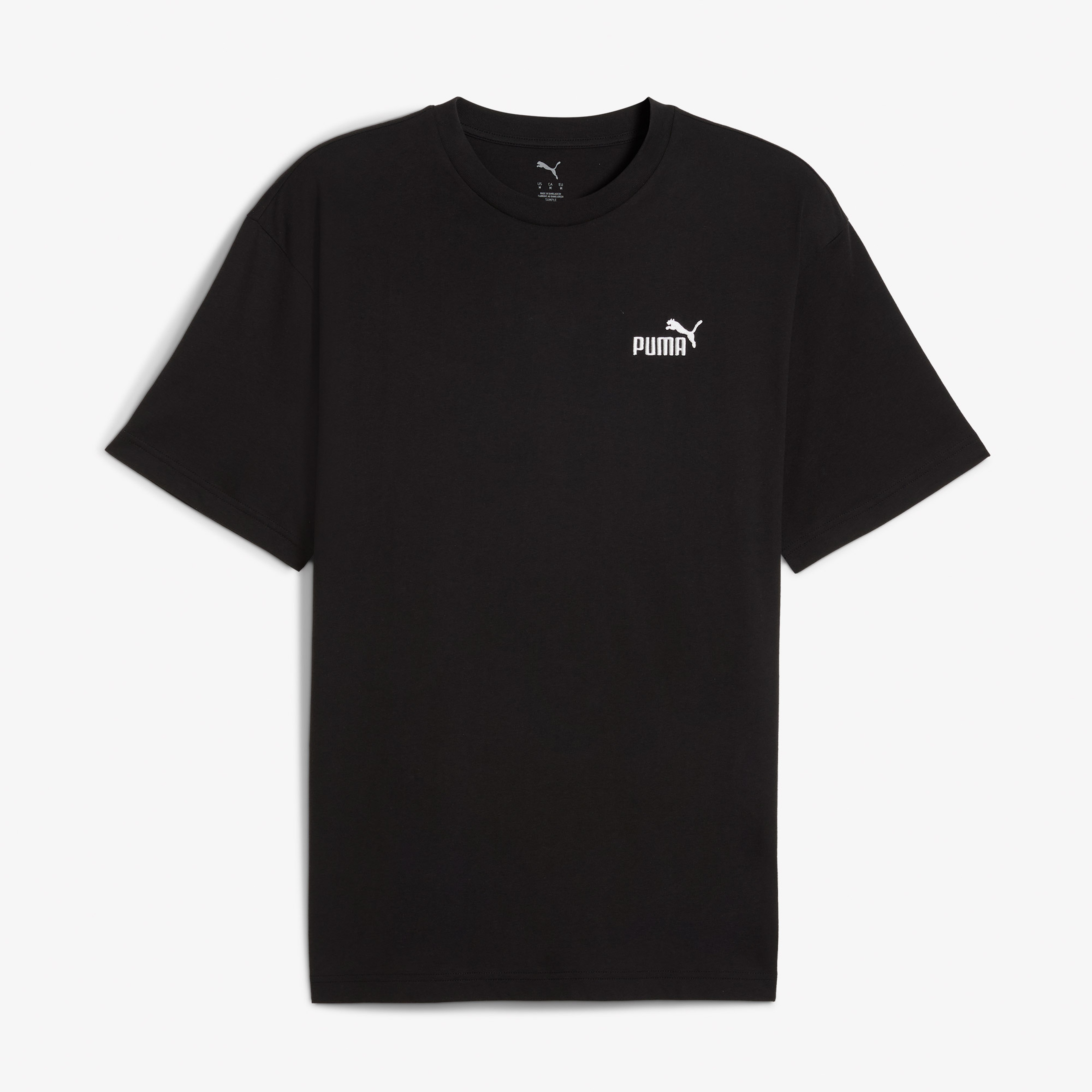 Puma Ess Relaxed No. 1 Logo  Erkek Siyah T-Shirt
