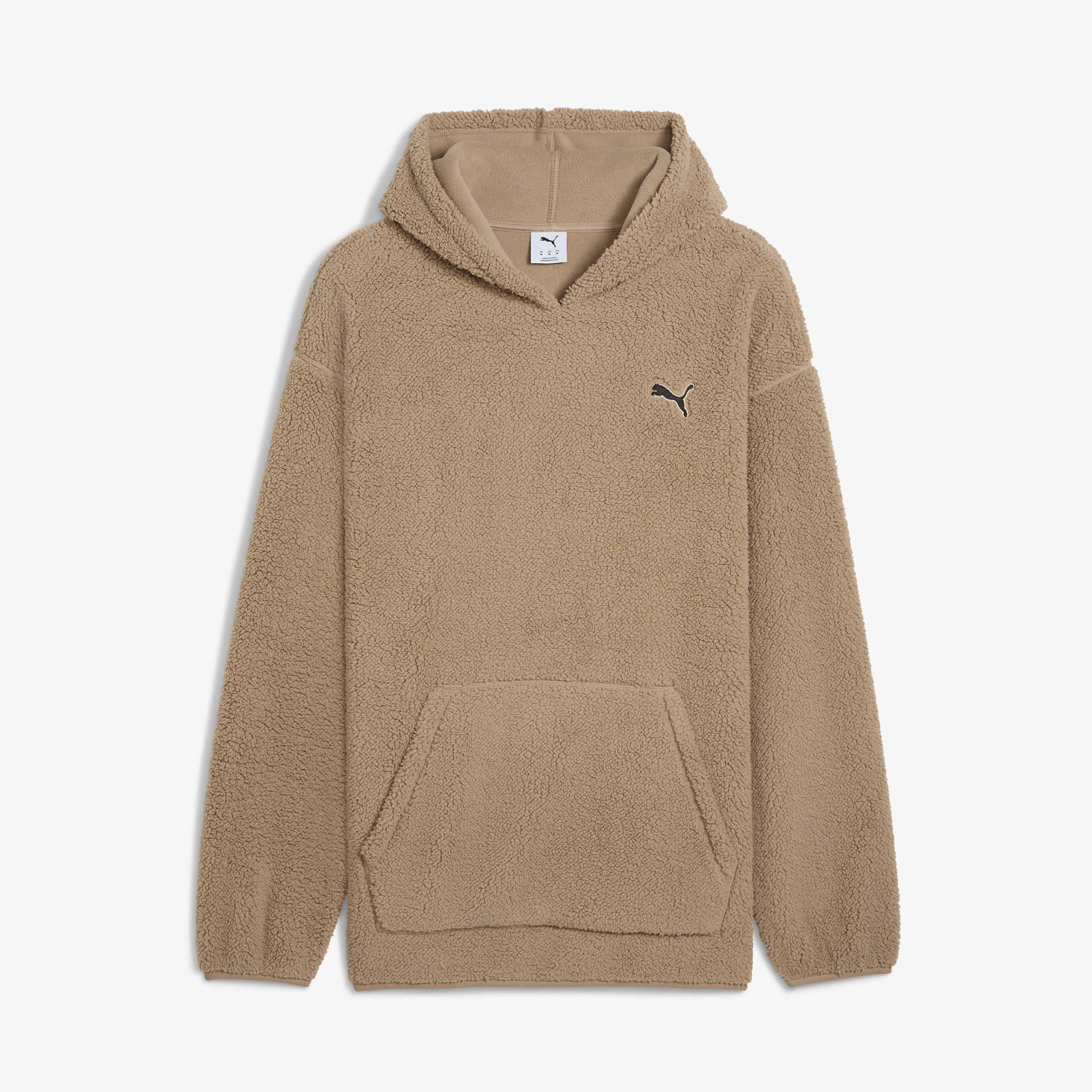 Puma Ess Elevated Sherpa  Erkek Kahverengi Sweatshirt