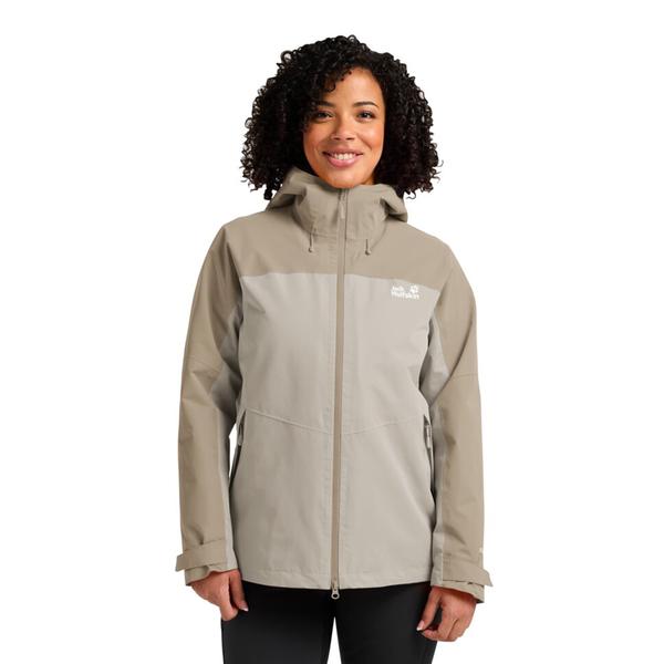 Jack Wolfskin Wild Places 3in4 Kadın Krem Ceket