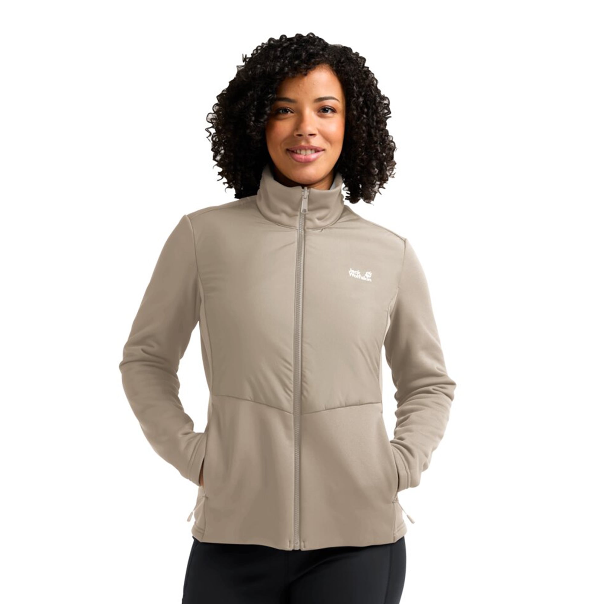 Jack Wolfskin Wild Places 3in4 Kadın Krem Ceket