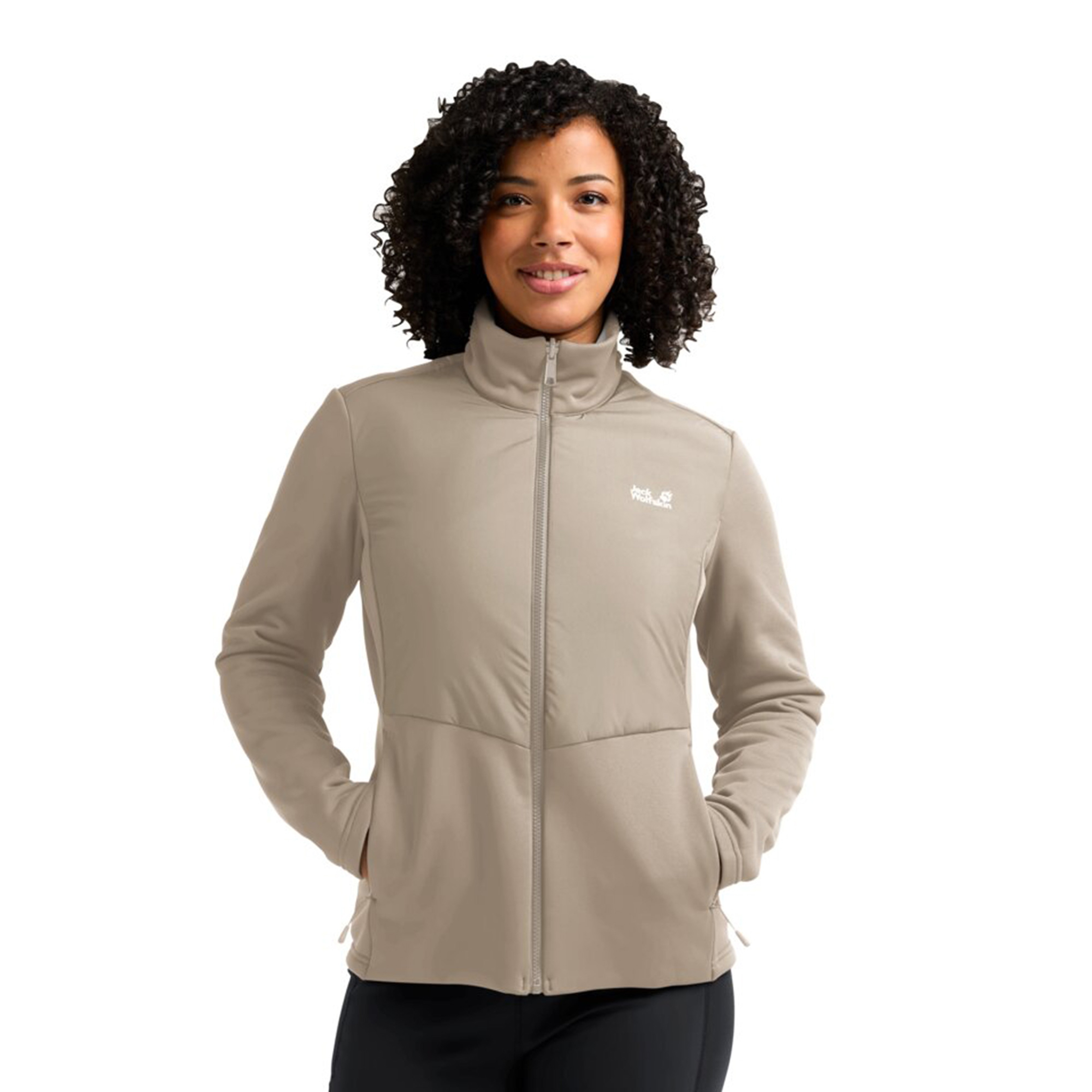Jack Wolfskin Wild Places 3in4 Kadın Krem Ceket