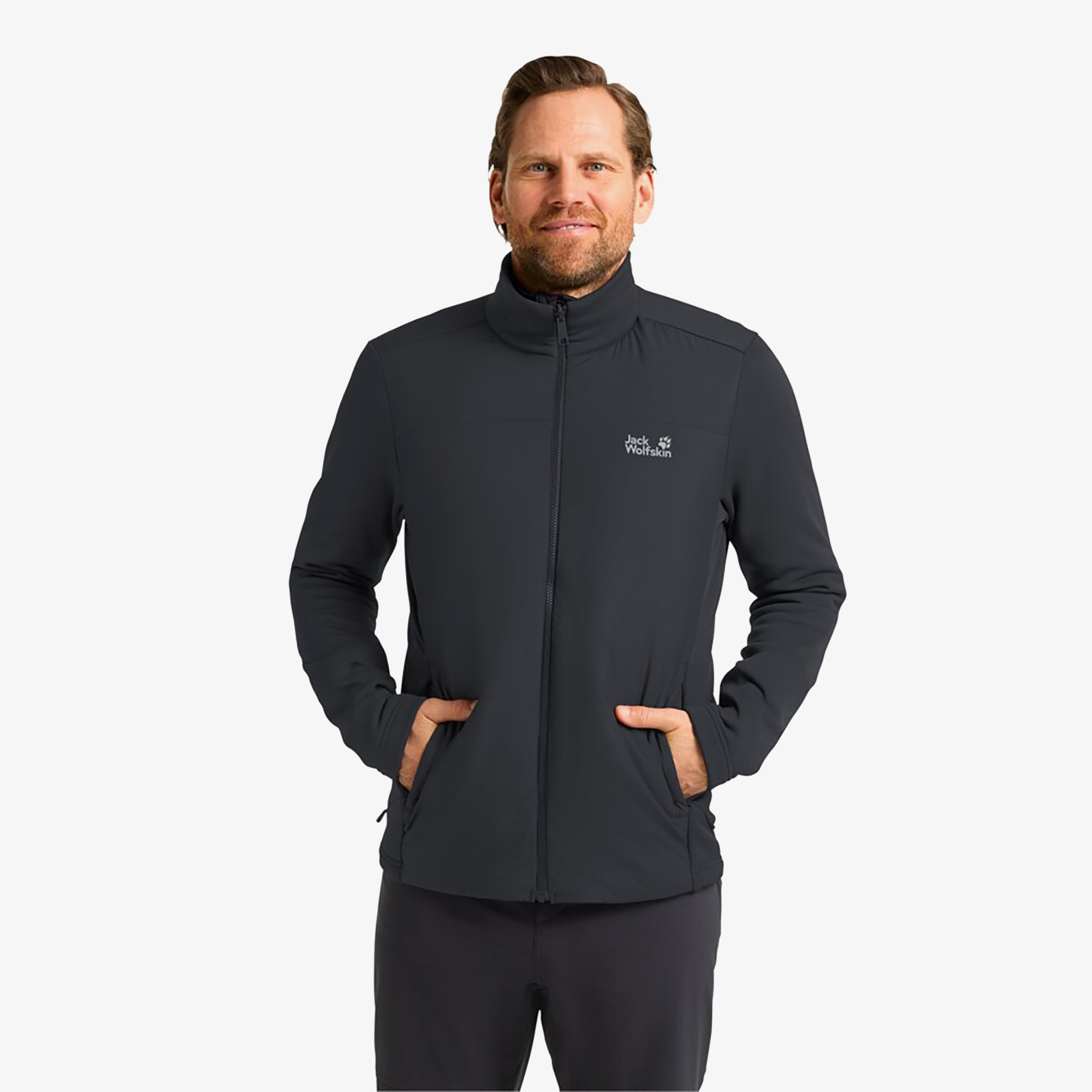 Jack Wolfskin Wild Places 3in2 Erkek Gri Ceket