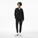 Puma Ess Scrıpt Half-Zip Crew Kadın Siyah Sweatshirt