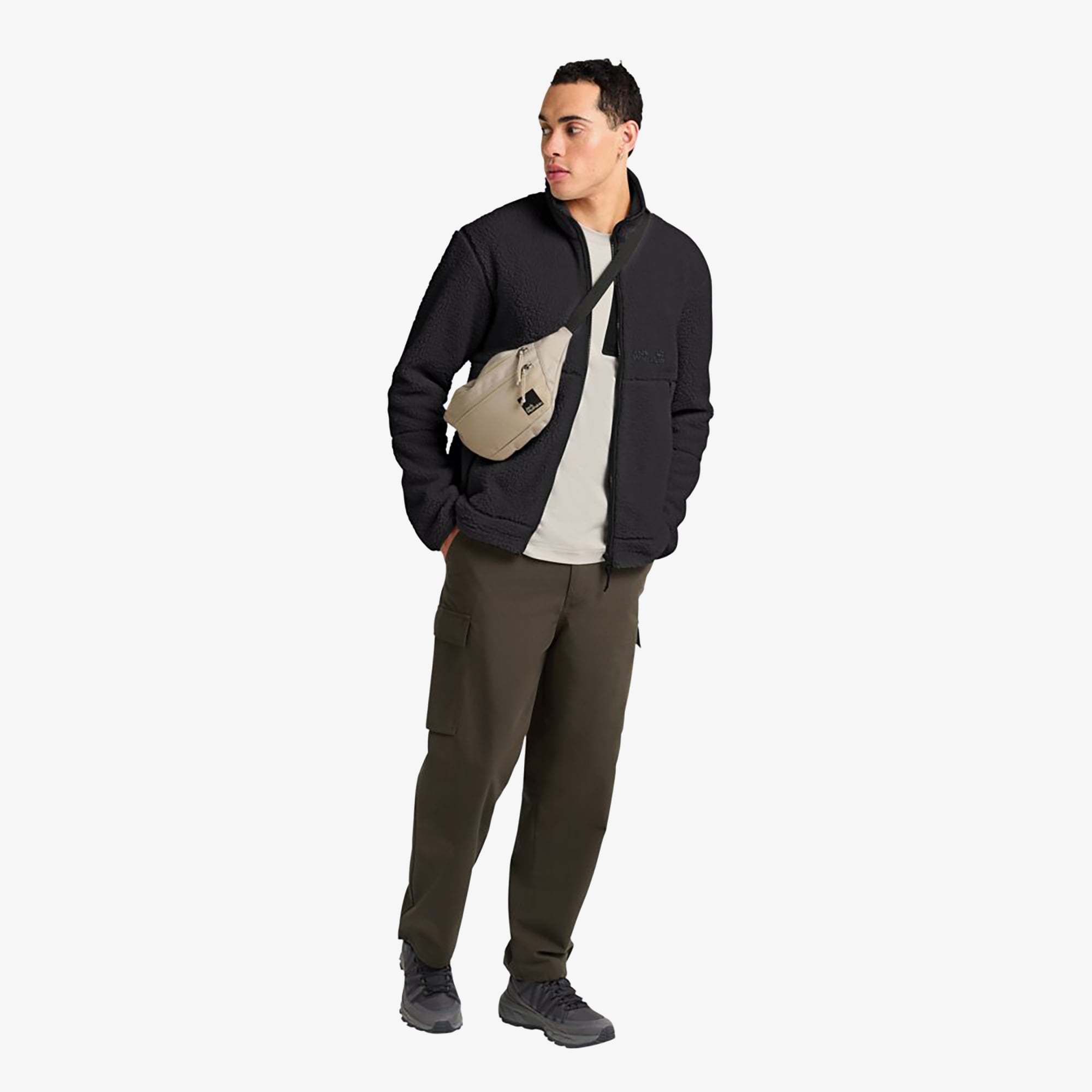 Jack Wolfskin Stone Lite Erkek Siyah Ceket