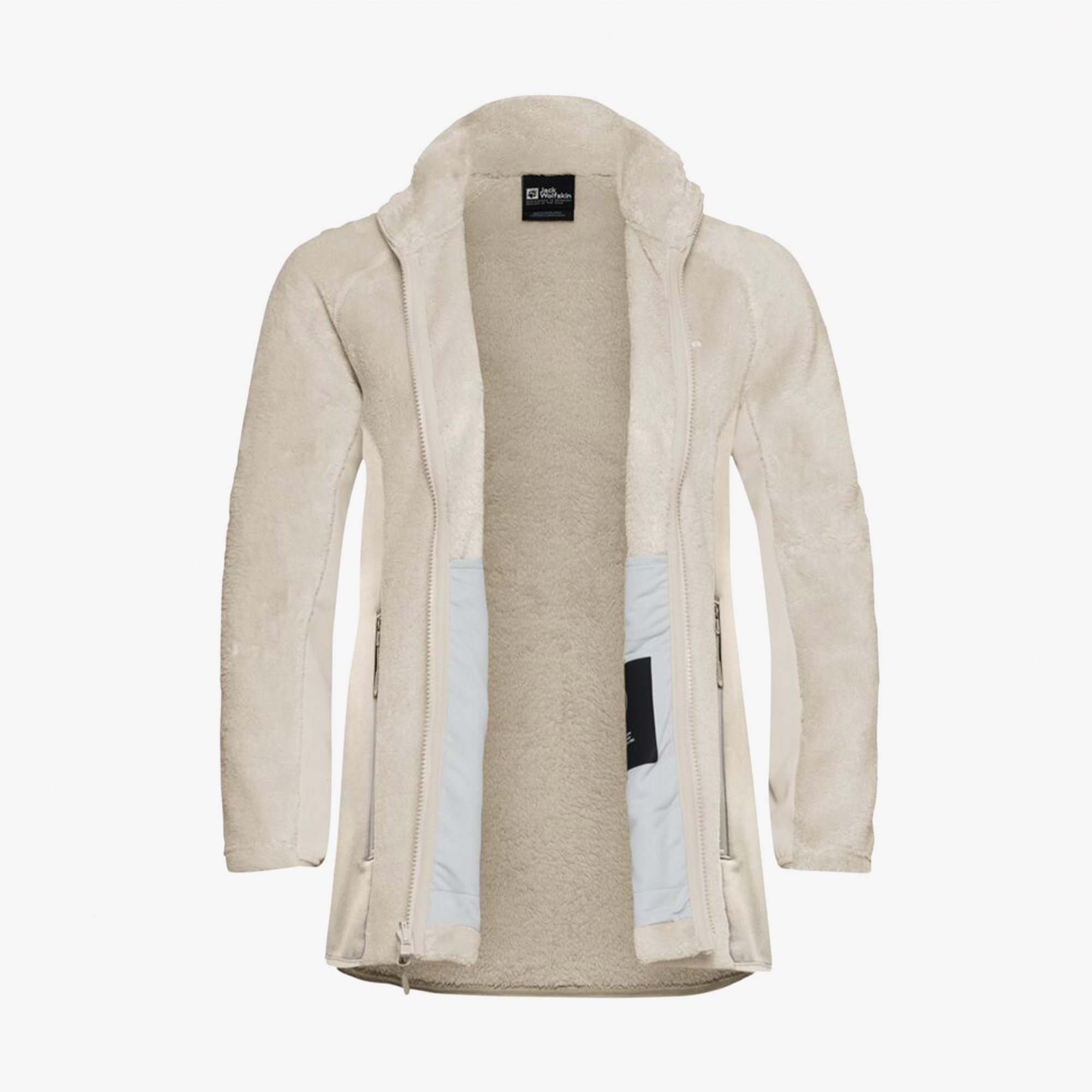 Jack Wolfskin Rotwand Full Zipped Kadın Krem Ceket