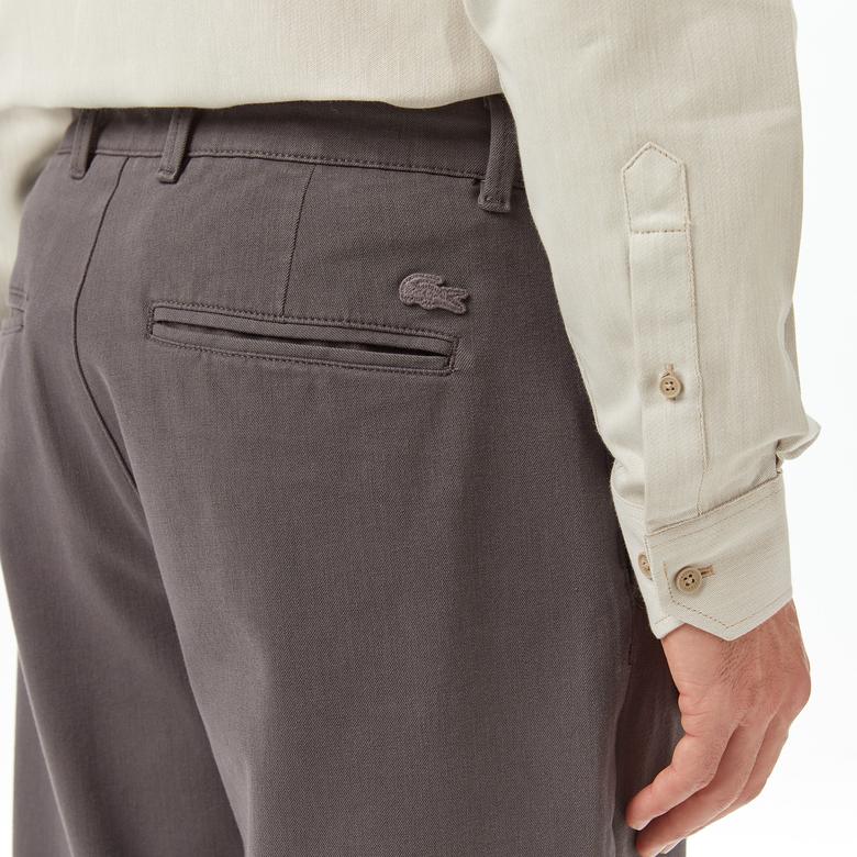 Erkek Regular Fit Koyu Gri Pantolon