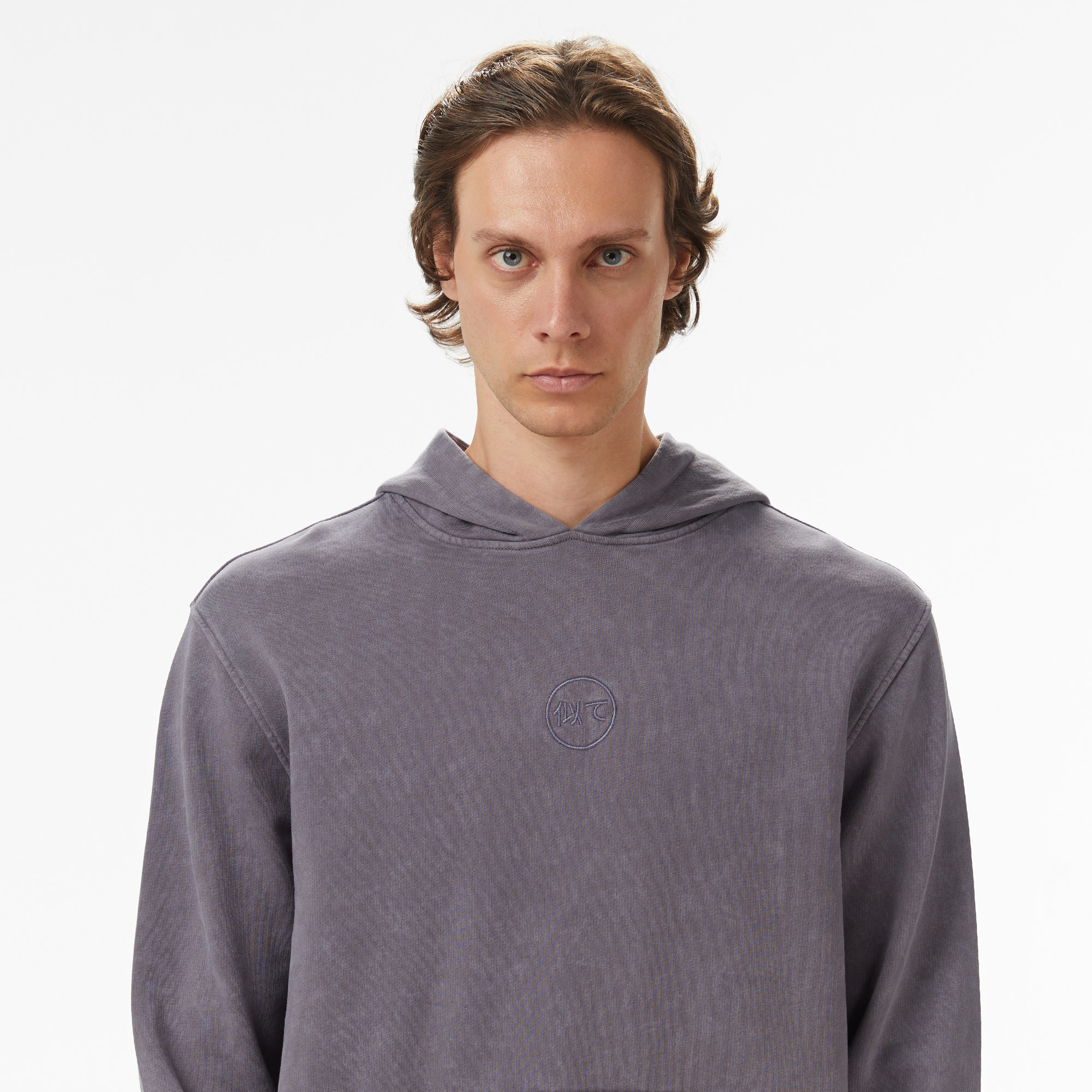 UNITED4 Erkek Gri Hoodie