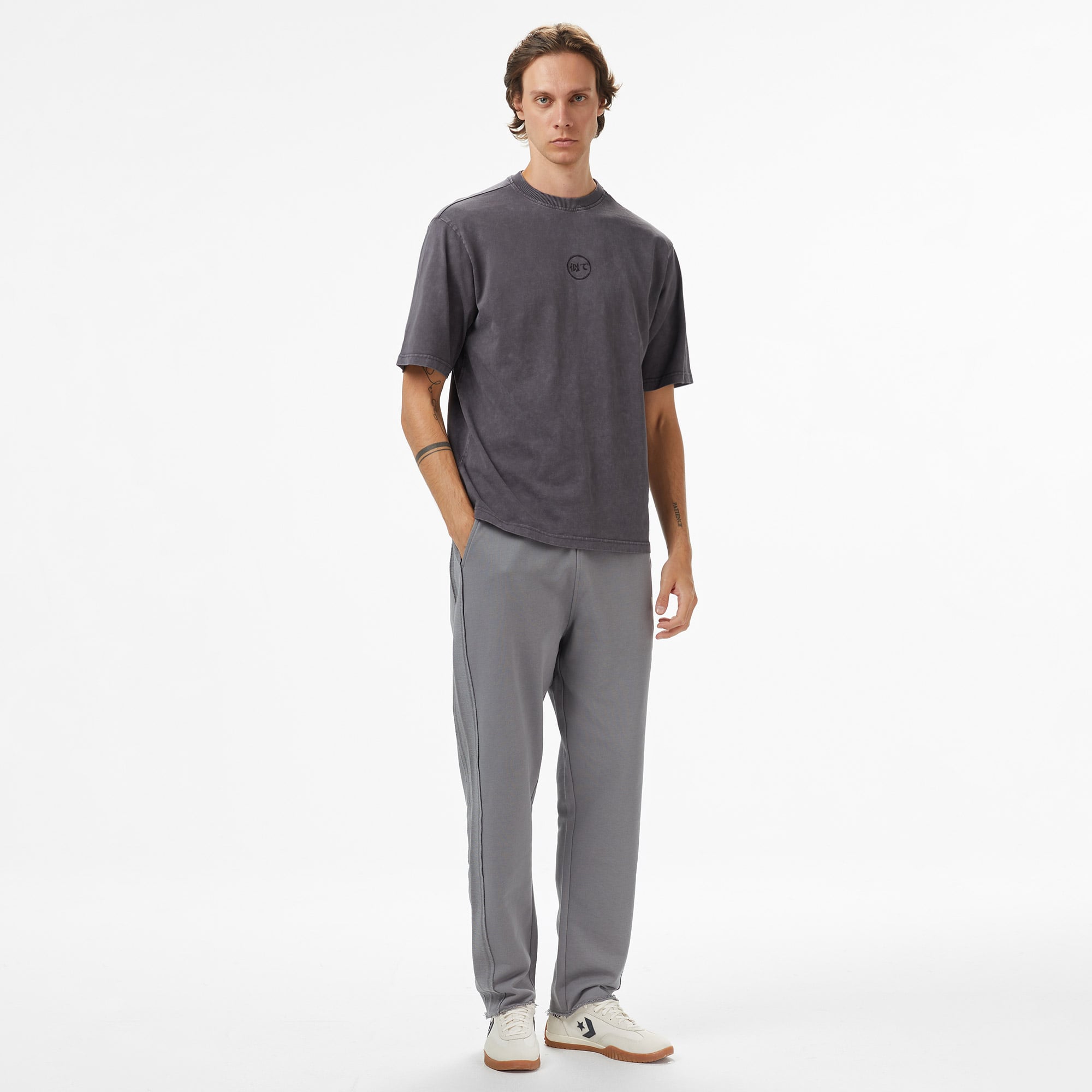 UNITED4 Erkek Gri T-Shirt