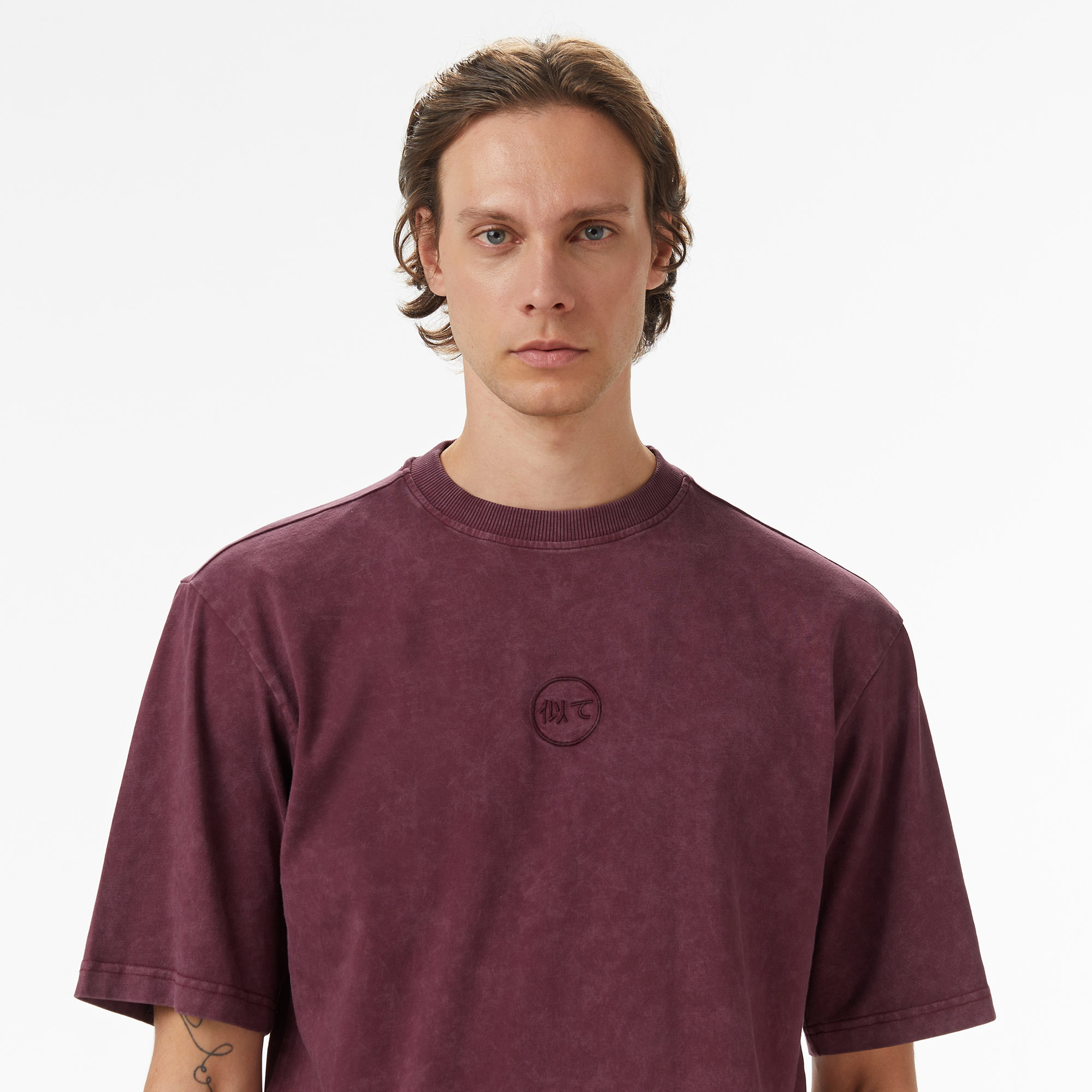 UNITED4 Erkek Bordo T-Shirt