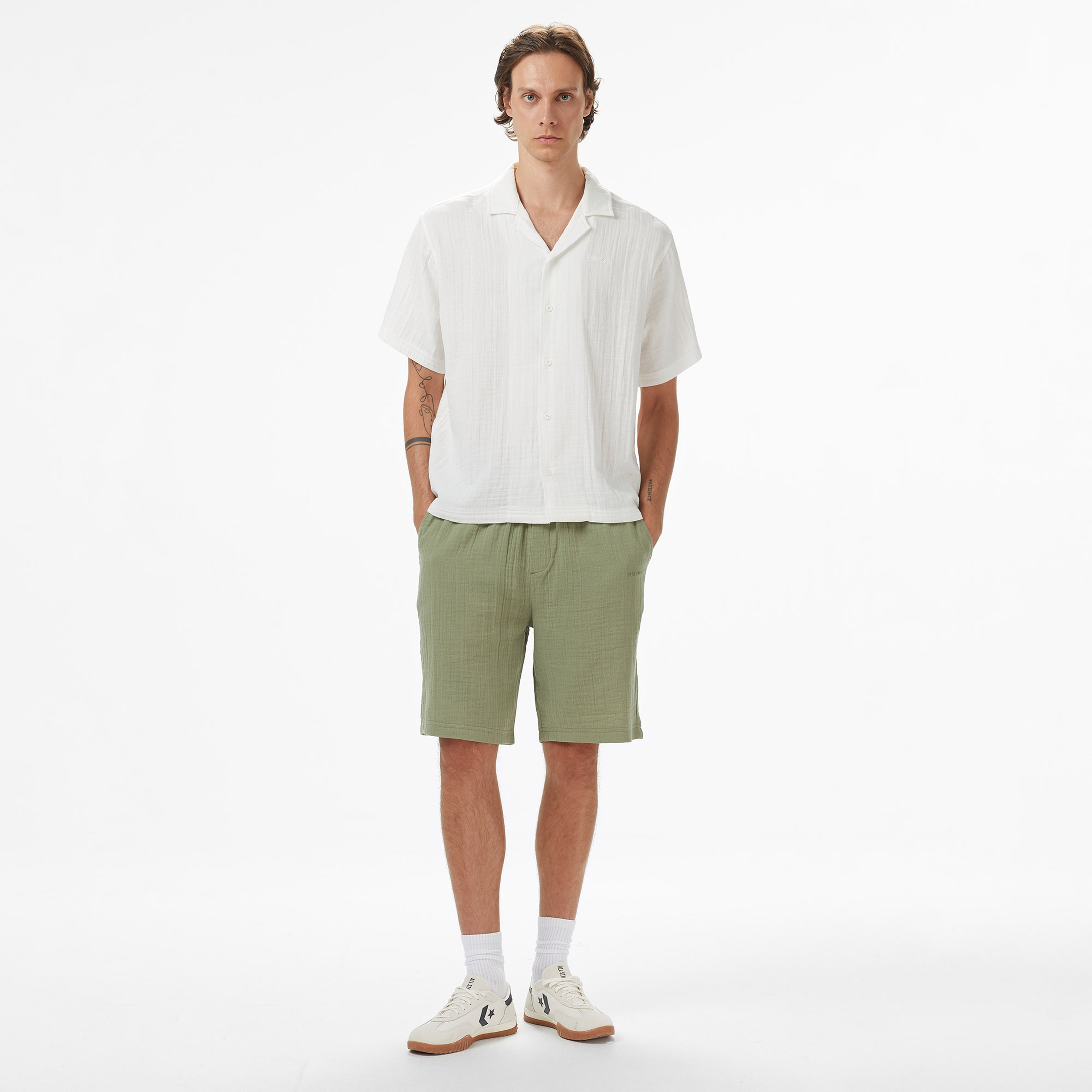 UNITED4 Erkek Beyaz Gömlek