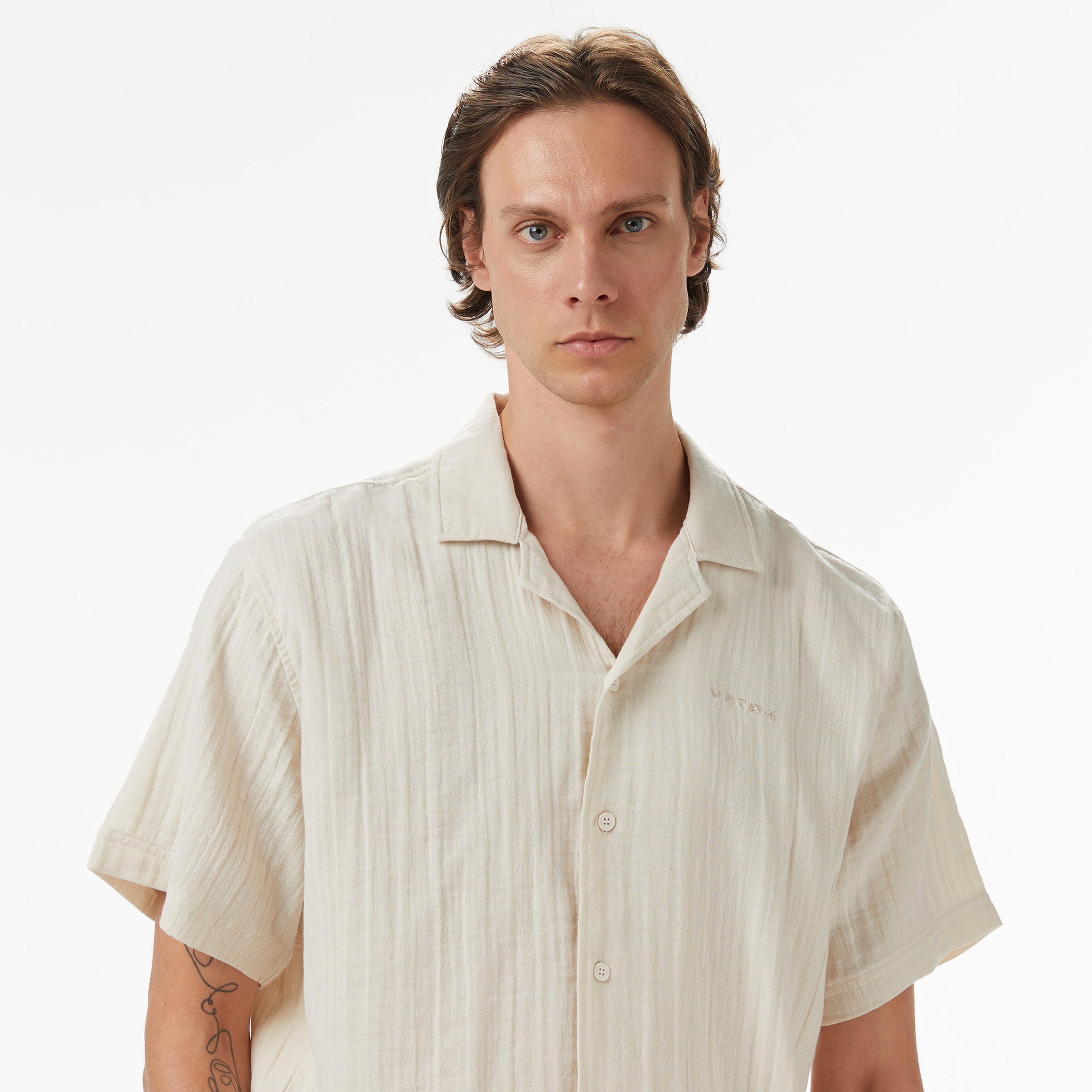 UNITED4 Erkek Gri Gömlek