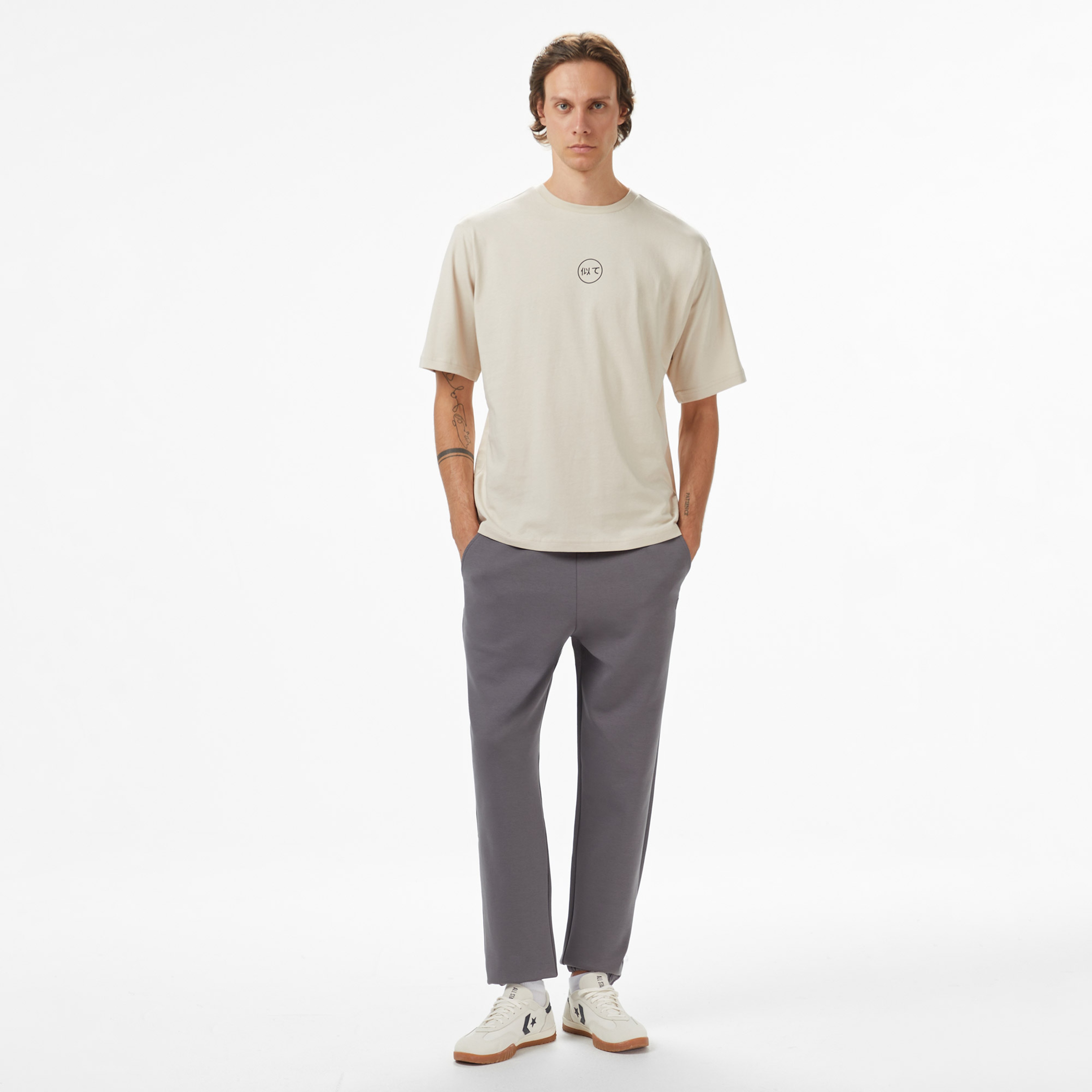 UNITED4 Erkek Gri T-Shirt