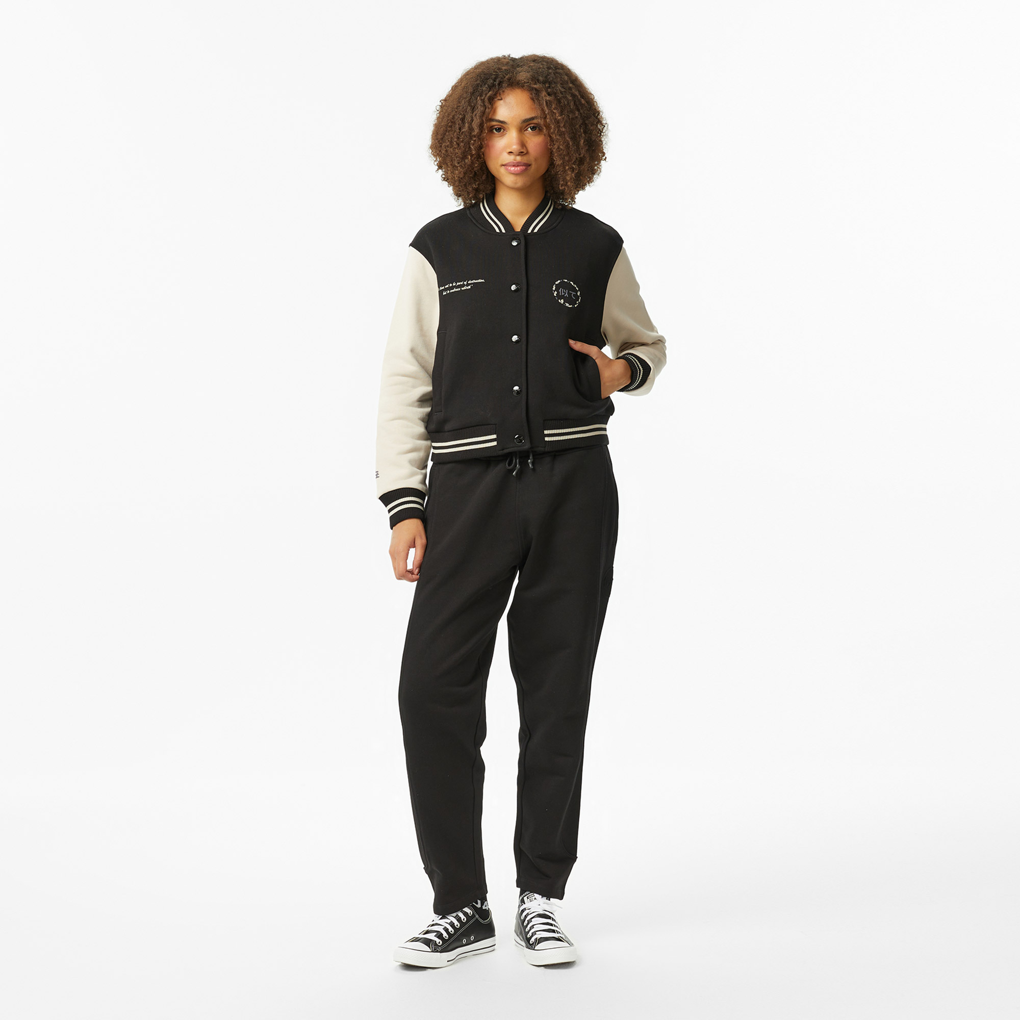 UNITED4 Kadın Siyah Ceket