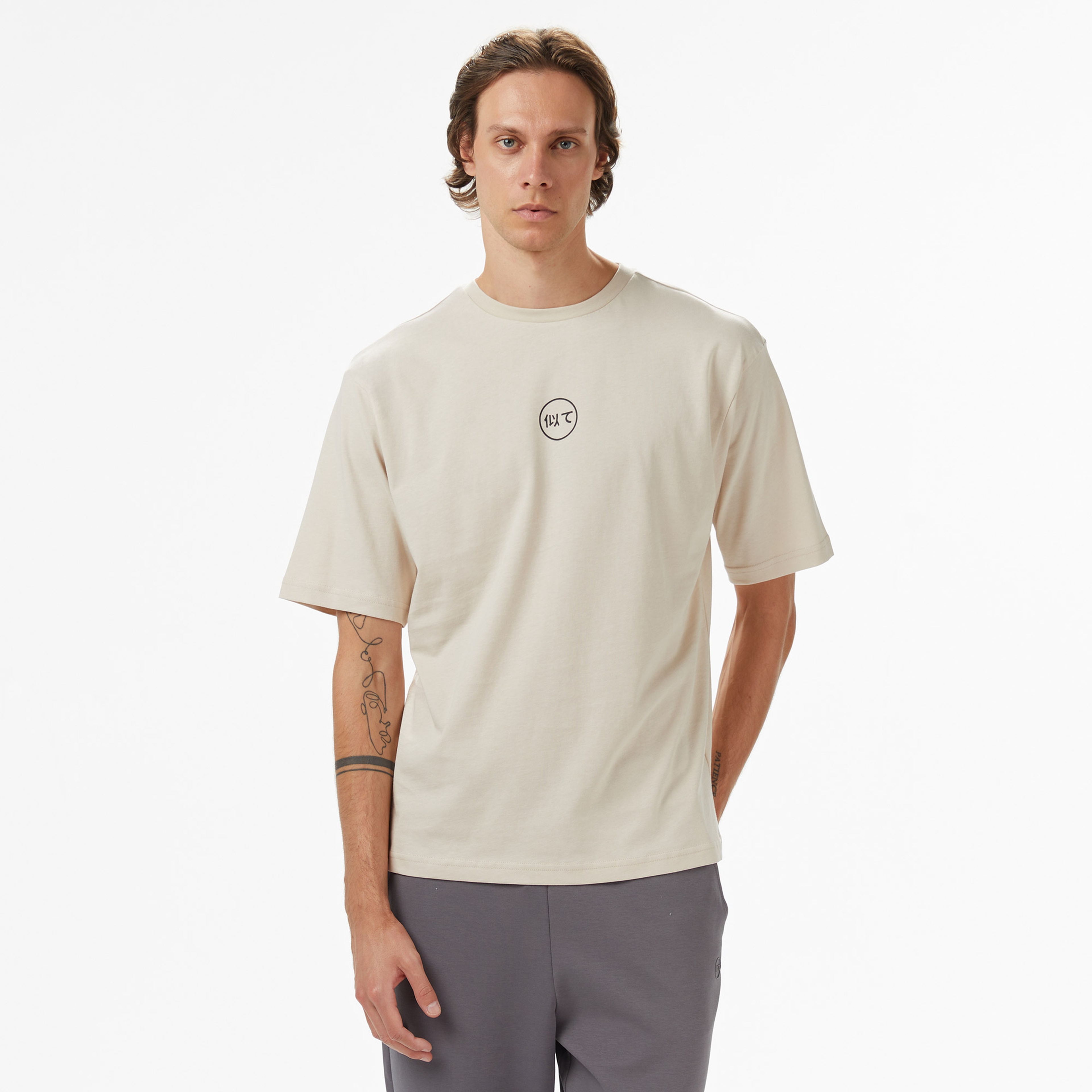 UNITED4 Erkek Gri T-Shirt