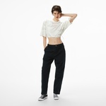 Converse Star Chevron Baskılı Kadın Krem T-Shirt