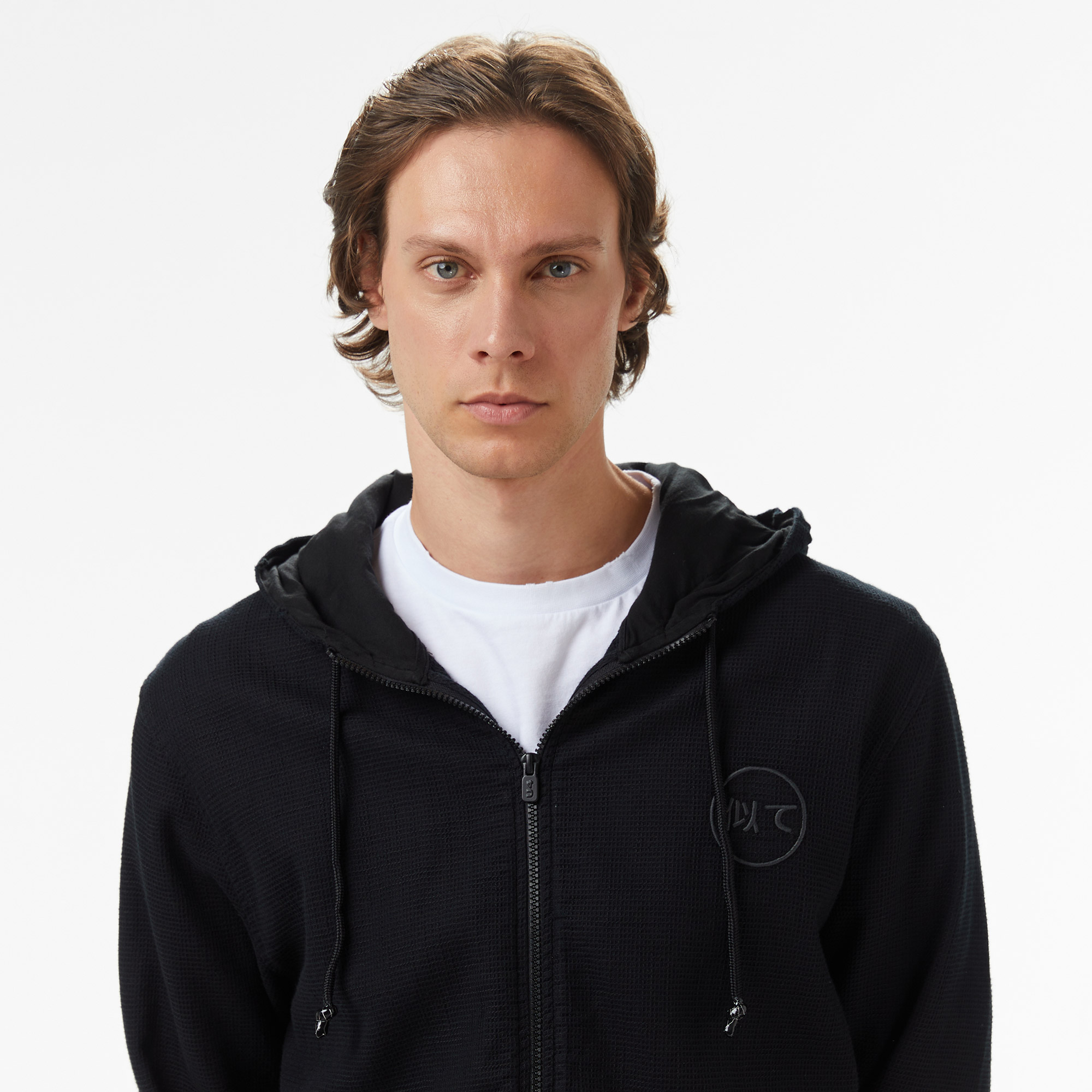 UNITED4 Erkek Siyah Hoodie